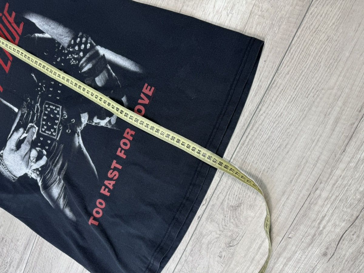 Vintage Motley Crue 2001 vintage too fast for love tee black glam Size US M / EU 48-50 / 2 - 8 Thumbnail