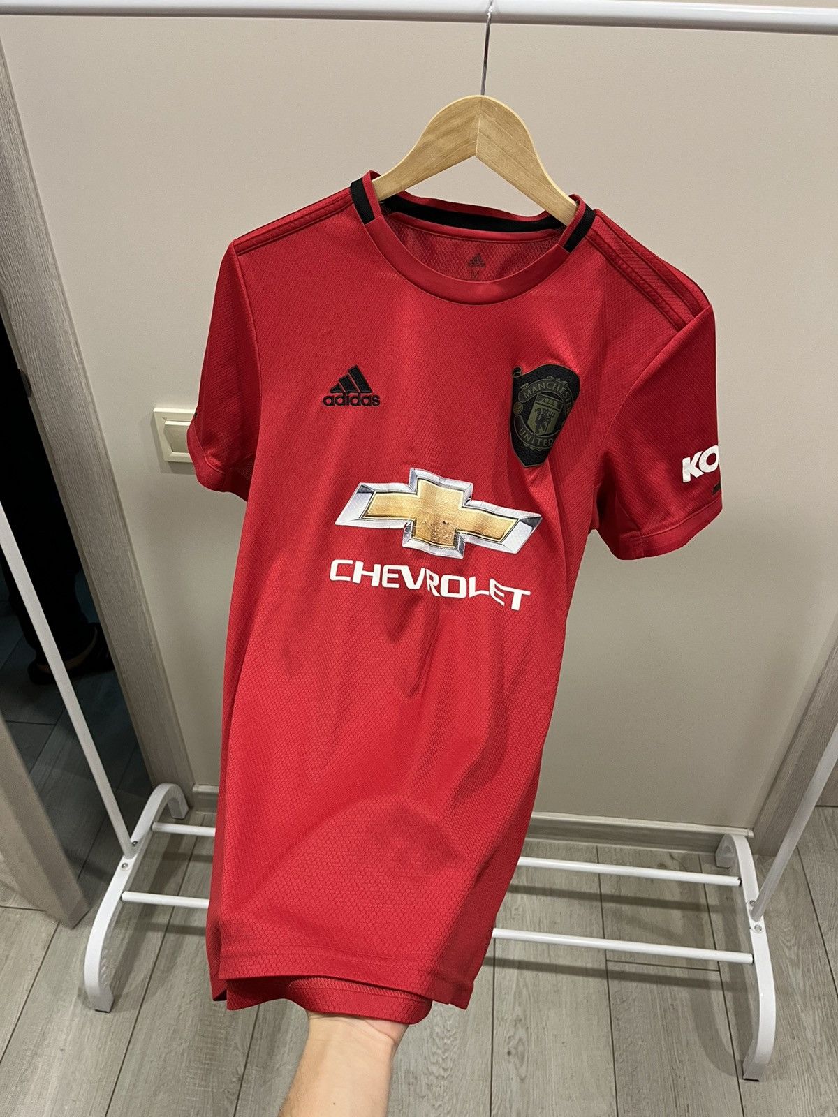 Adidas Adidas Manchester United 2019-20 Home Long Sleeve Jersey Size US M / EU 48-50 / 2 - 9 Thumbnail