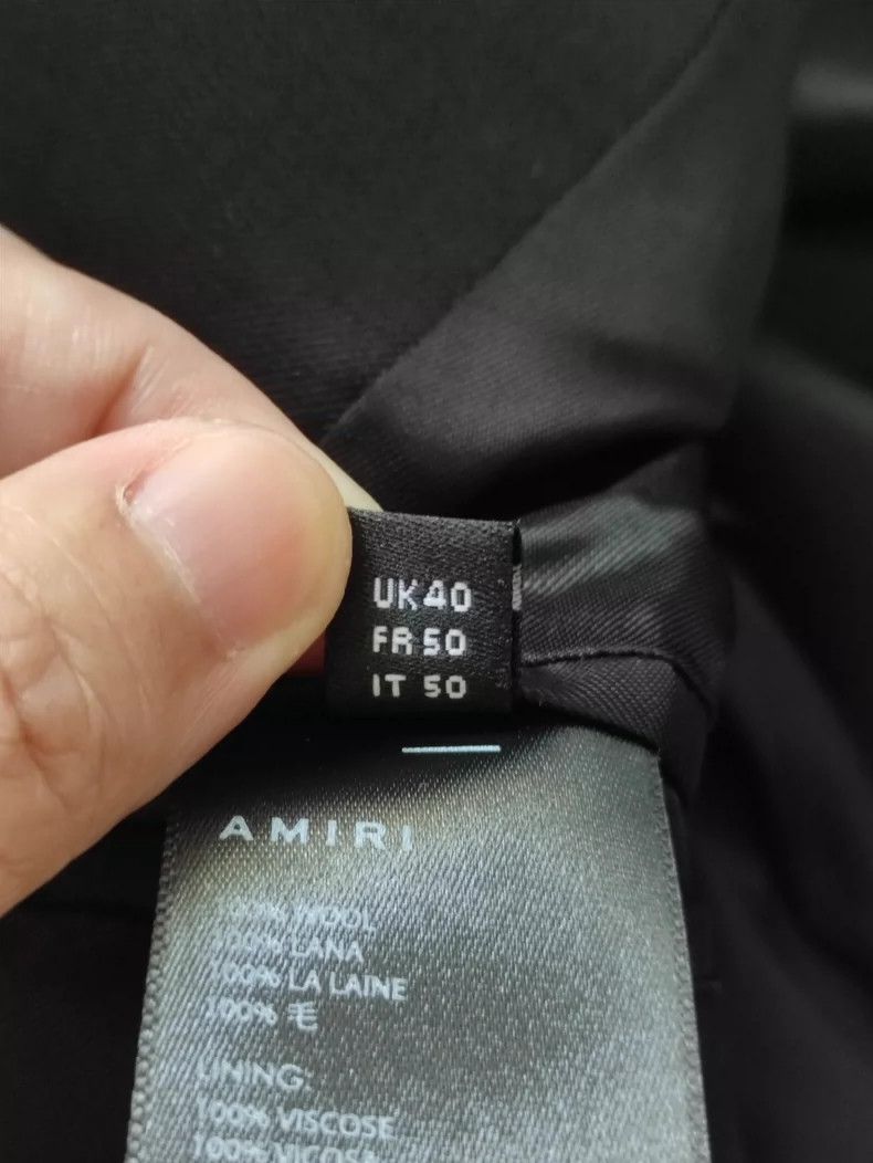 Amiri Amiri Swarovski Crystal Embellished Suit Size 50R - 7 Thumbnail