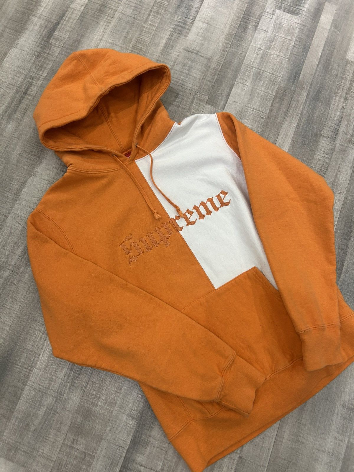 Supreme Supreme Split Old English Hoodie Size US M / EU 48-50 / 2 - 2 Thumbnail