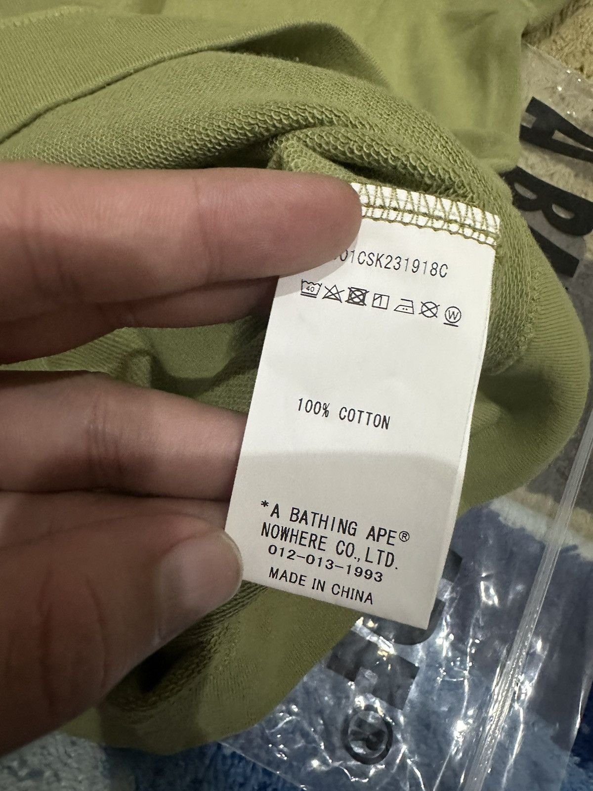 Bape Bape x Sean Wotherspoon Sweat Tee Size US L / EU 52-54 / 3 - 5 Thumbnail