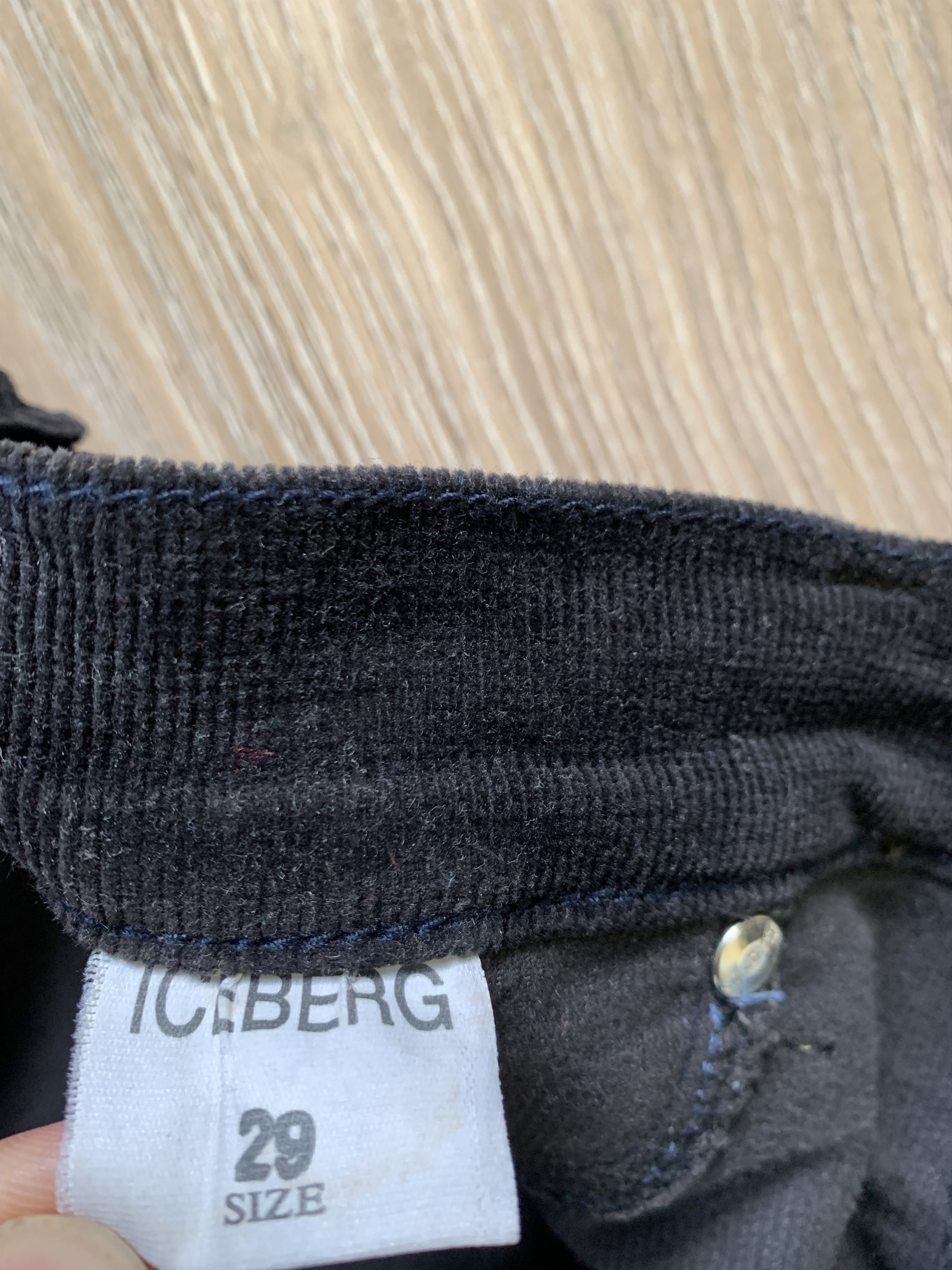 Iceberg Icejeans Women's Velvet Pants Trousers