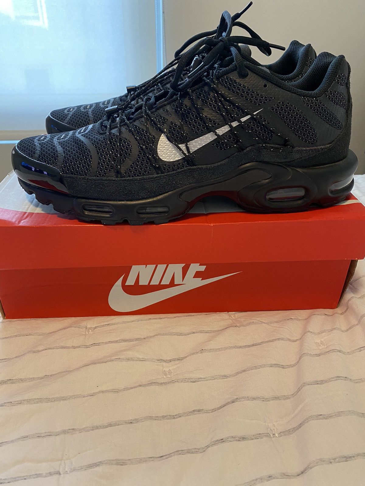 Nike Nike Air Max Plus Utility Sz13 Black Size US 13 / EU 46 - 1 Thumbnail
