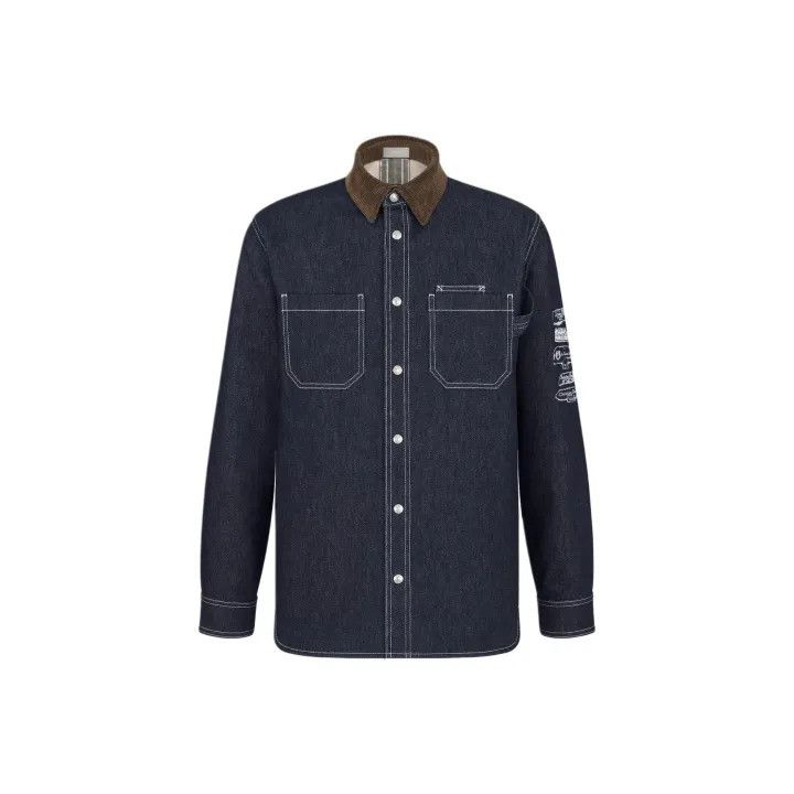 Dior Dior Spring Men's Long Sleeve Shirt 0079 Size US L / EU 52-54 / 3 - 1 Thumbnail