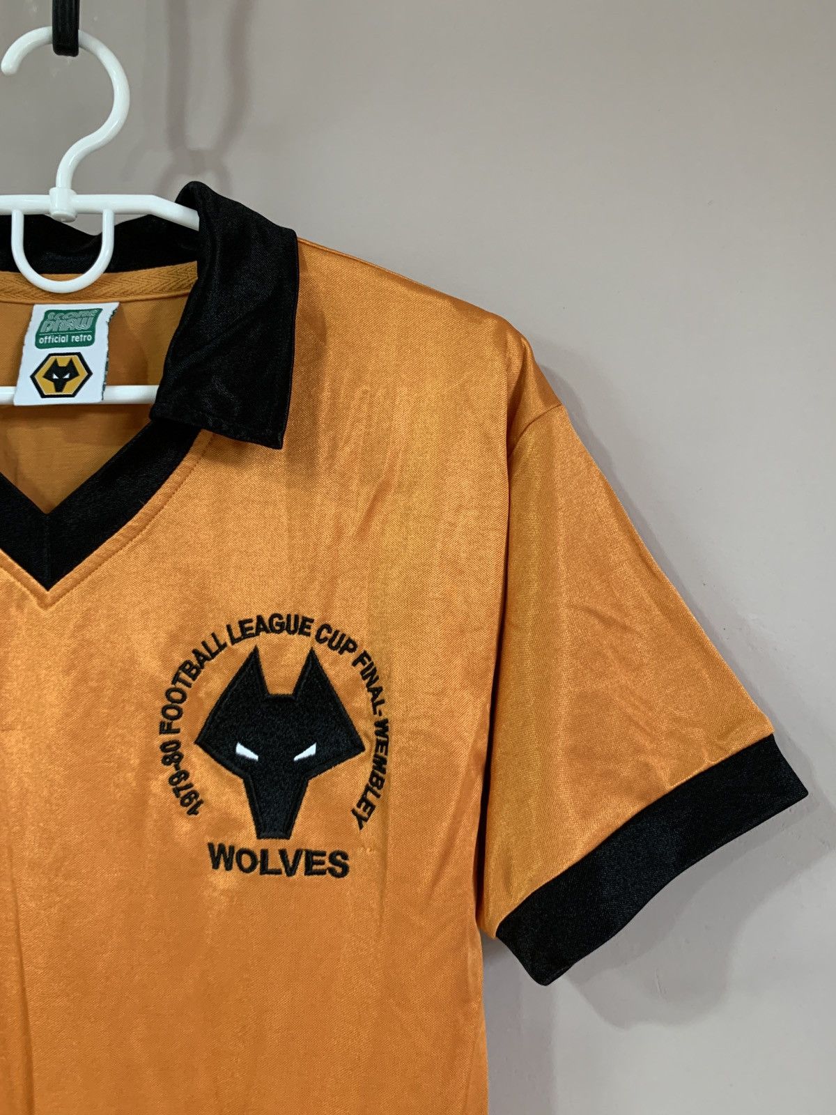 Vintage Wolverhampton Home Football Shirt Retro Score Draw Soccer S Size US S / EU 44-46 / 1 - 5 Thumbnail