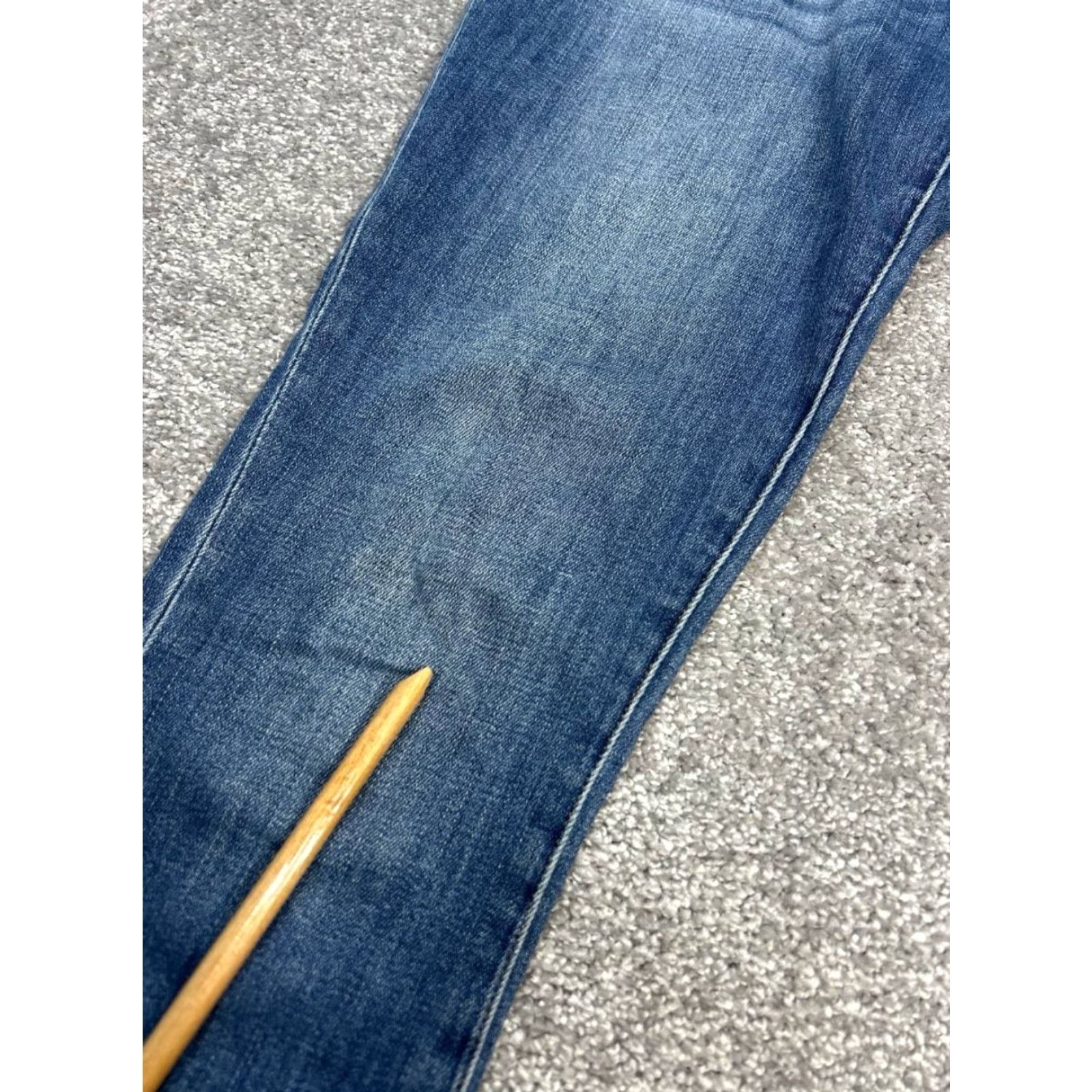 Frame Frame Jeans Women 30 Skinny Denim 5-Pocket Distressed Cotton Stretch 30x28 Blue Bohemian City USA Womens Size 30" / US 8 / IT 44 - 2 Thumbnail