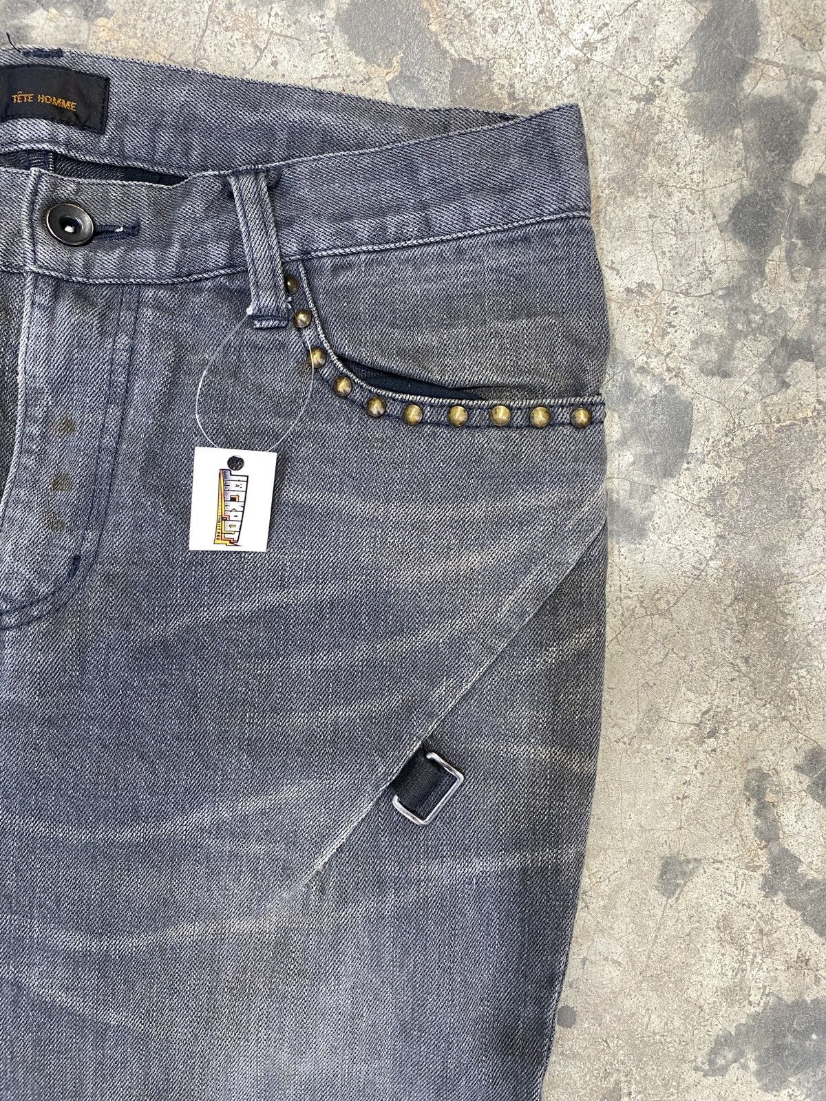 Tete Homme Issey Miyake Tete Home Skiny Jeans Size US 32 / EU 48 - 5 Thumbnail