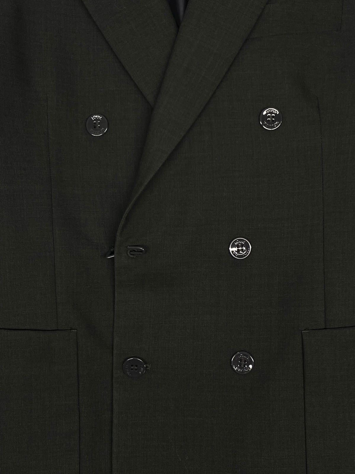 Louis Vuitton Louis Vuitton Equipe Double Breasted Grey Blazer Men’s Size 44R - 11 Thumbnail