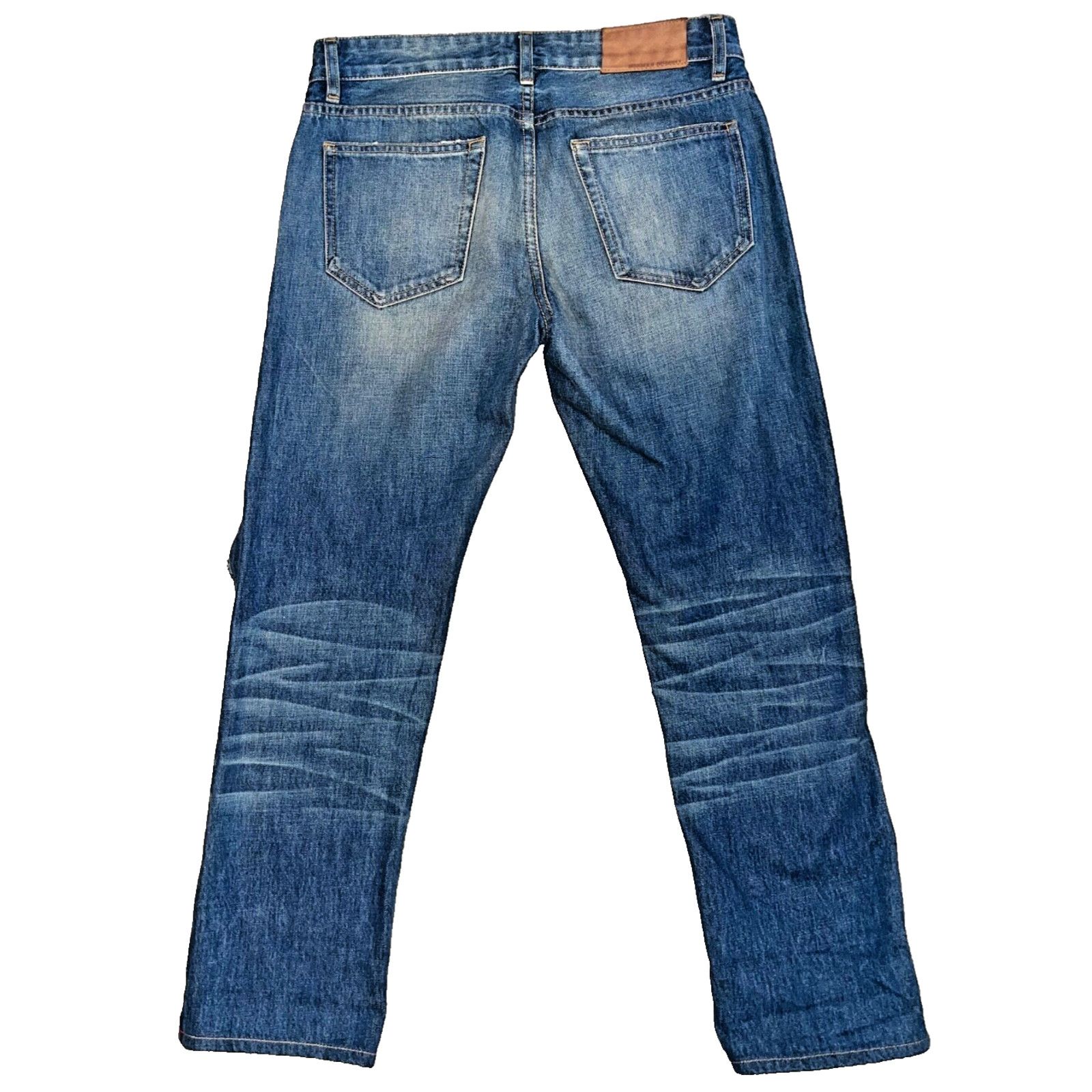 Norman Russell Norman Russell Selvedge Denim Jeans USA Straight Fit 27x28 Size US 27 - 4 Thumbnail