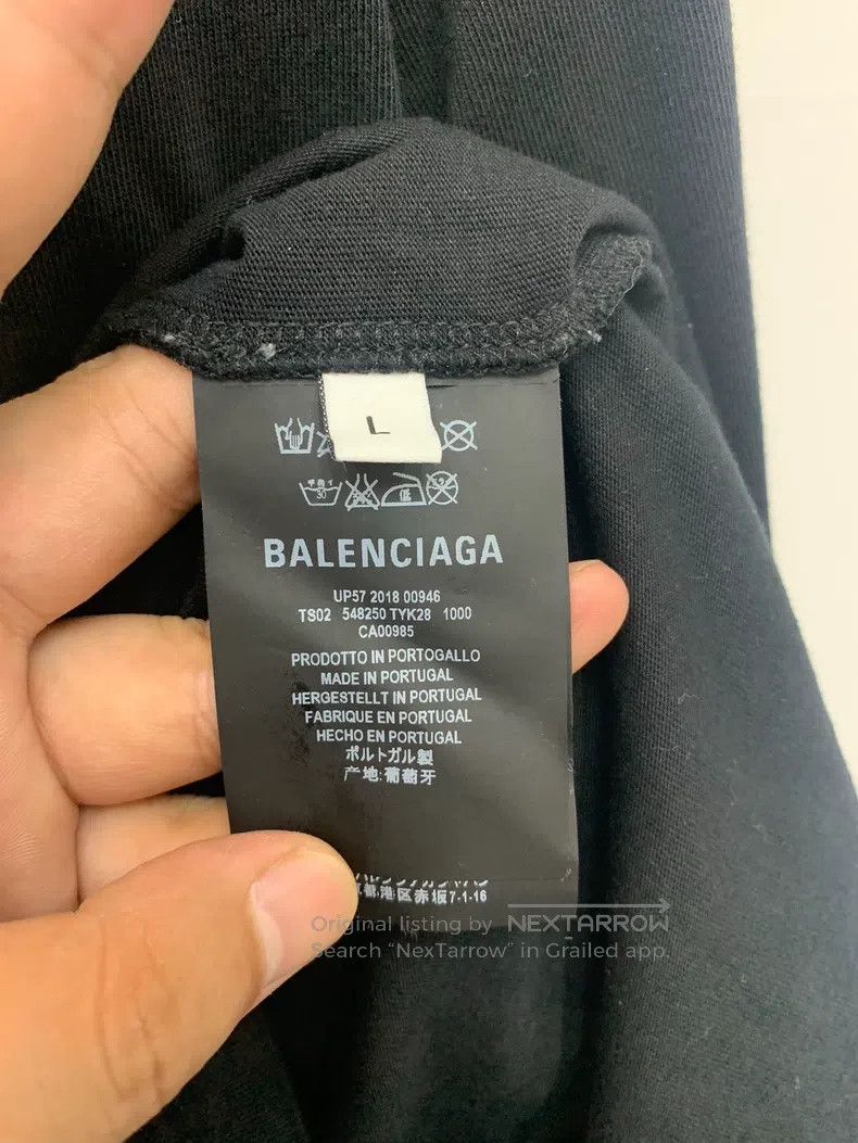 Balenciaga Balenciaga Black Long Sleeve T-Shirt, Size L Size US L / EU 52-54 / 3 - 5 Thumbnail