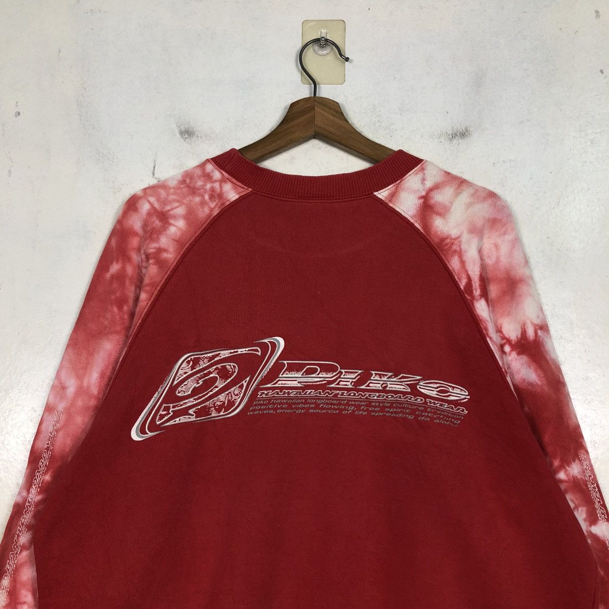 Japanese Brand 📌Vintage Hawaii Piko Acid Wash Design Long Sleeve Size US L / EU 52-54 / 3 - 11 Thumbnail