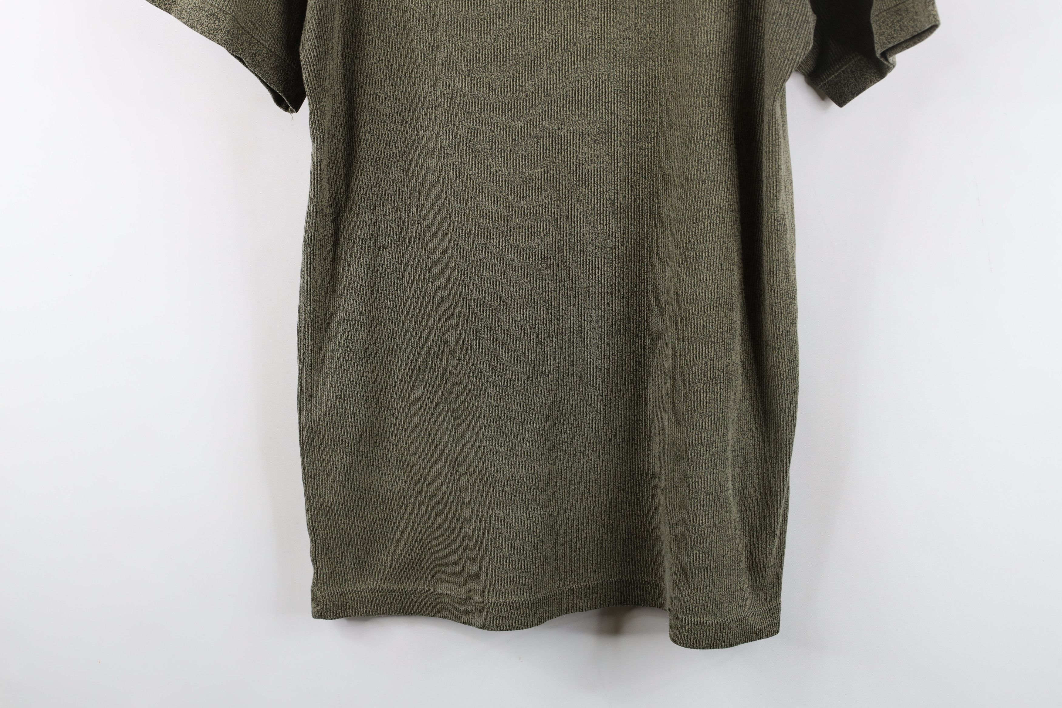 Vintage Vintage 90s Streetwear Ribbed Knit Short Sleeve T-Shirt Size US L / EU 52-54 / 3 - 3 Thumbnail