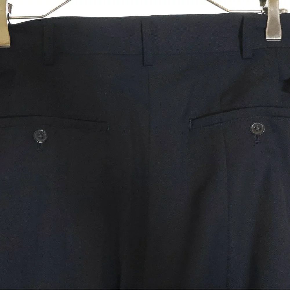 Yohji Yamamoto Yohji Yamamoto POUR HOMME //02SS Tucked Toe Lathers Slacks Size US 31 - 4 Thumbnail