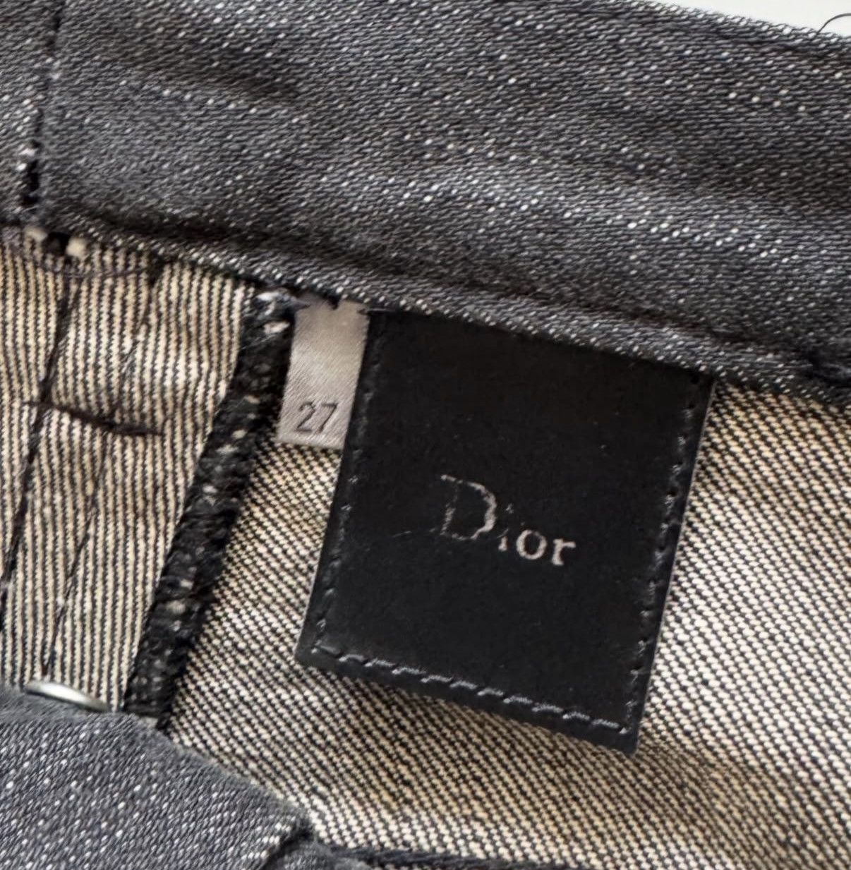 Dior Aw04 Dior homme Luster denim Size US 27 - 3 Thumbnail
