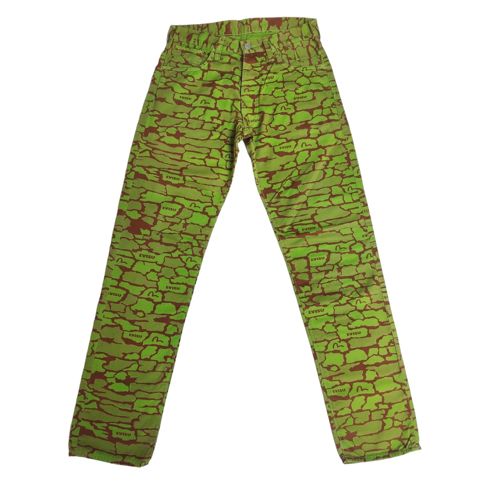 Evisu Evisu Fullprint Jeans Pants Size US 29 - 1 Thumbnail