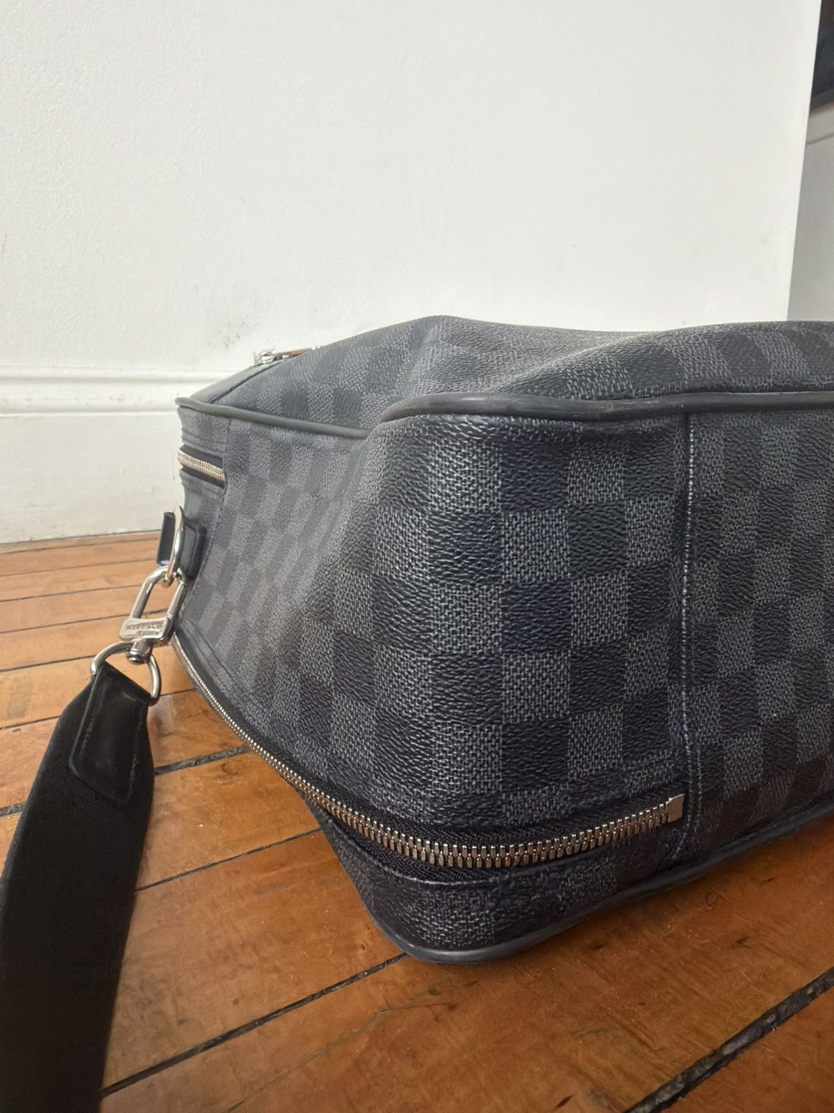Louis Vuitton Louis Vuitton Overnight Briefcase Damier Graphite Size ONE SIZE - 8 Thumbnail