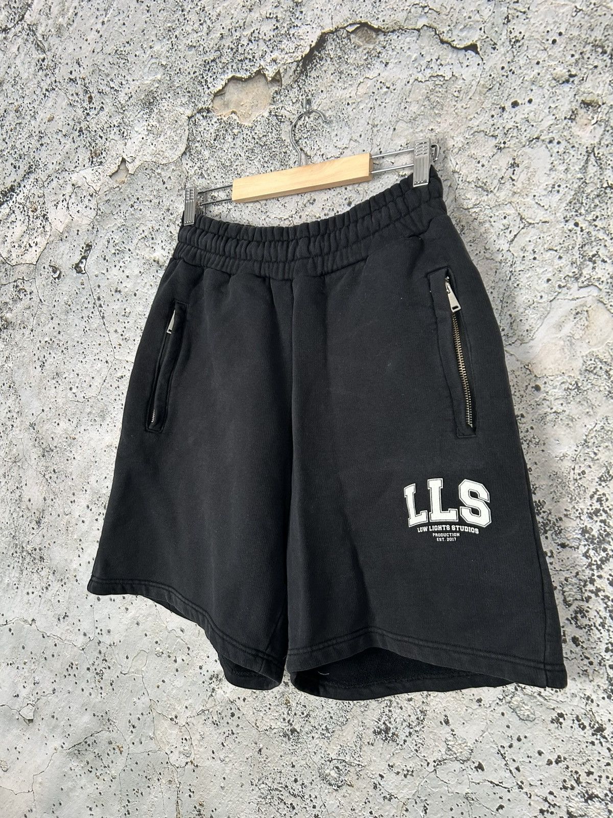 Other Low Lights Studios Baggy Sweatpants Shorts Black Wide Skate Size US 30 / EU 46 - 2 Thumbnail