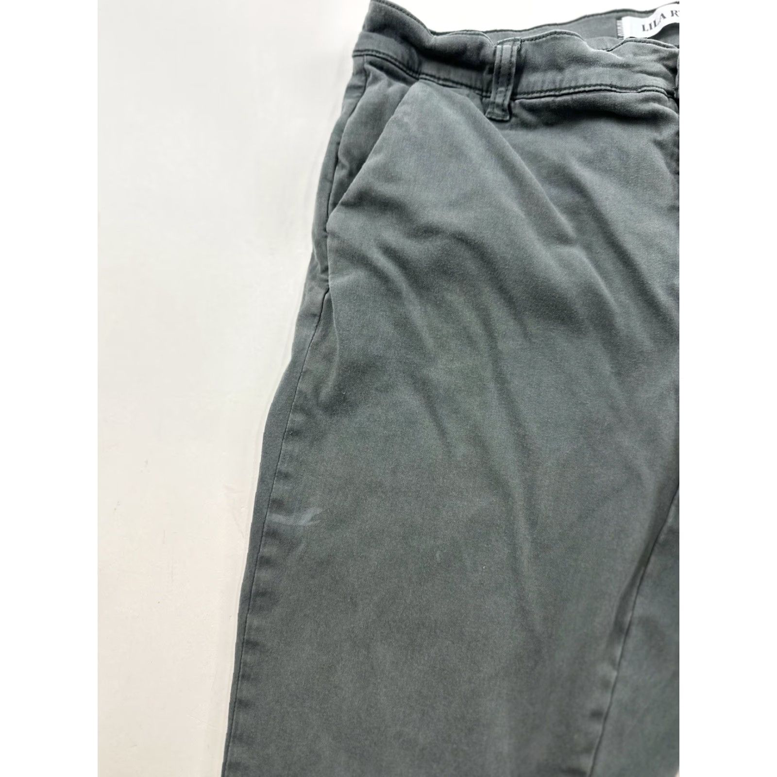 Vintage Lila Ryan Pants Women's 8P Grey Bootcut Stretch Trouser Size 30" / US 8 / IT 44 - 4 Thumbnail