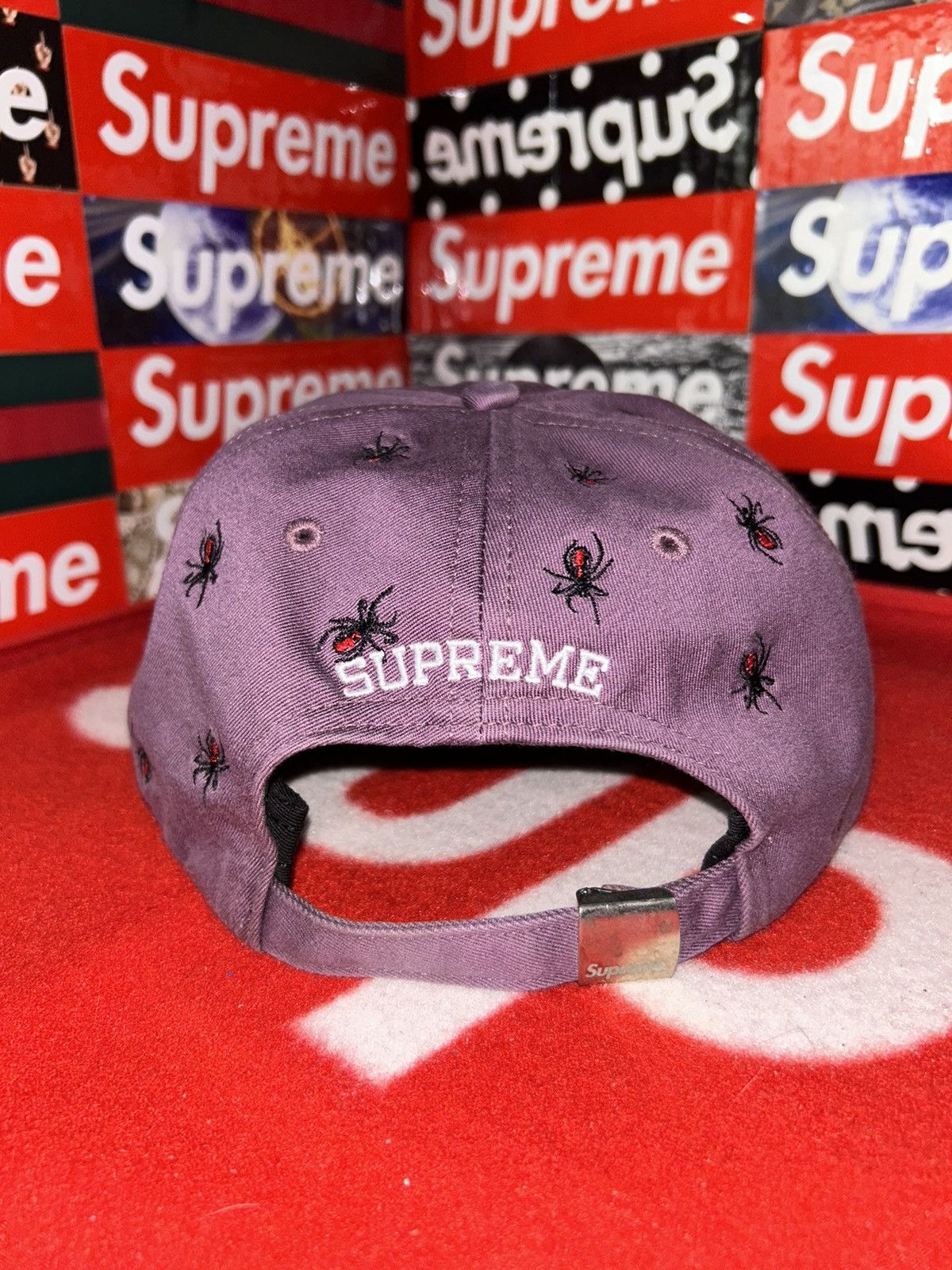 Supreme Supreme Embroidered Spiders 6 Panel Adjustable Cap FW16 Size ONE SIZE - 3 Thumbnail