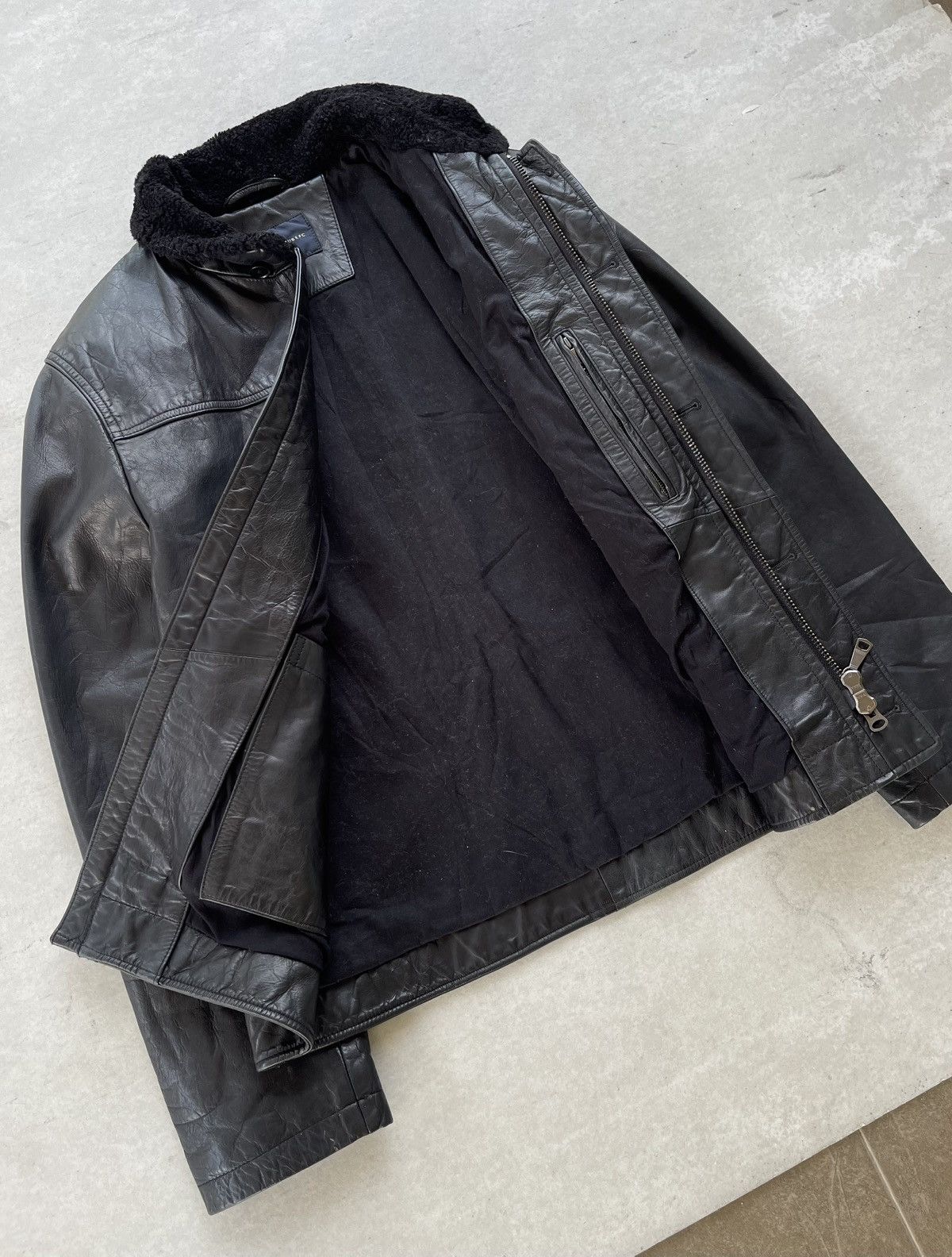Banana Republic × Peter Do F/W 2010 BANANA REPUBLIC MEN'S GENUINE LEATHER JACKET Size US M / EU 48-50 / 2 - 9 Thumbnail