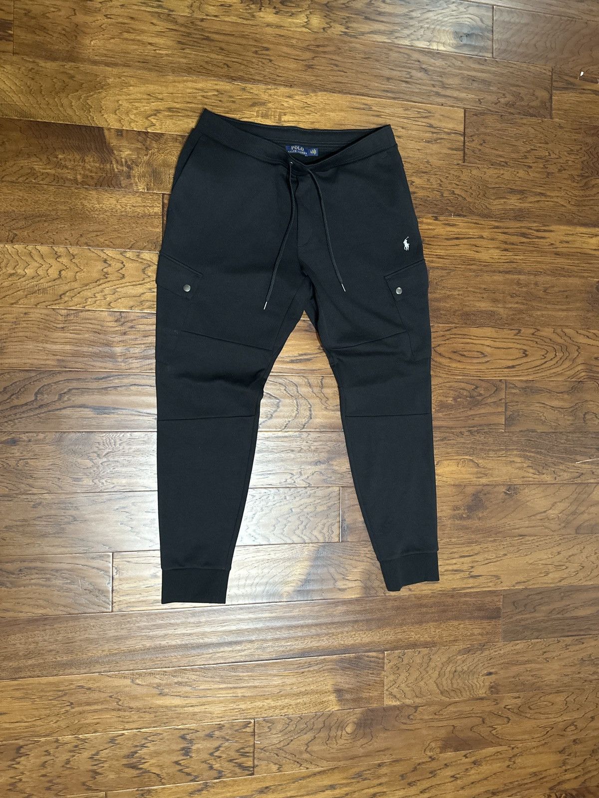 Polo Ralph Lauren Polo Ralph Lauren Black Cargo Sweatpants Size US 32 / EU 48 - 3 Thumbnail