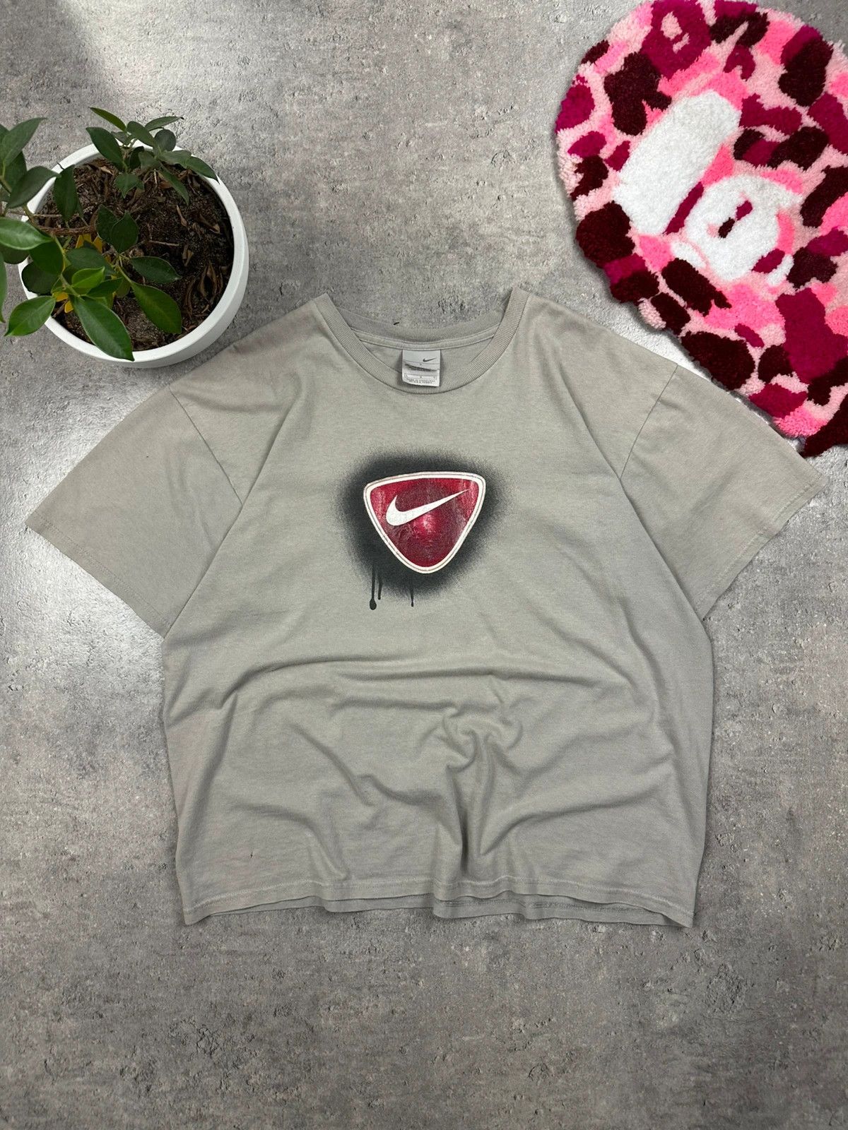 Nike × Nike ACG t-shirt tee vintage 90s nike swoosh red silver tag brown Size US L / EU 52-54 / 3 - 1 Thumbnail