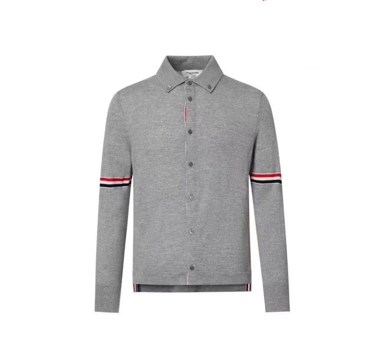 Thom Browne Thom browne Size 4 Classic wool cardigan jacket 2504-Nexta Size XL / US 12-14 / IT 48-50 - 1 Thumbnail