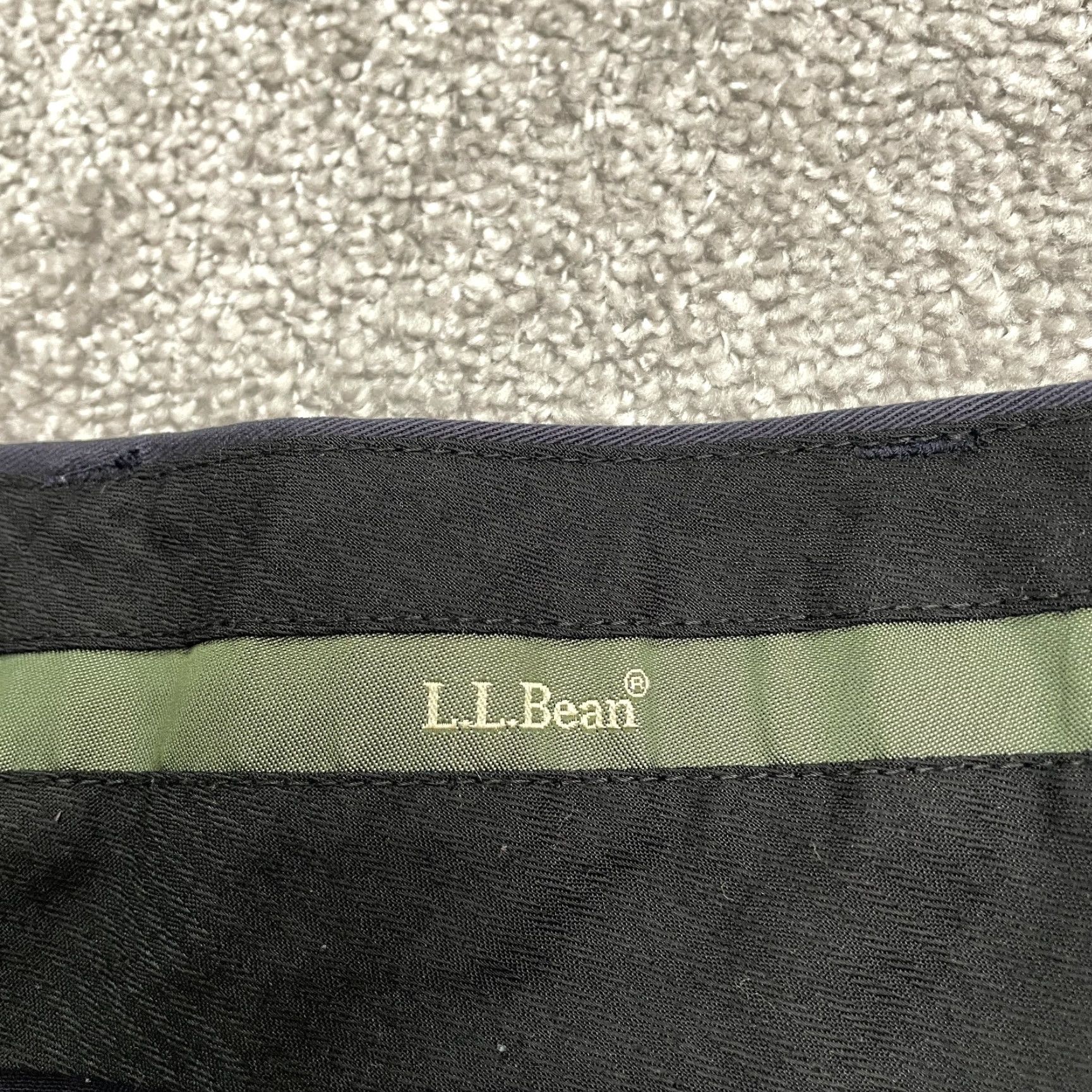 Vintage L.L. Bean Pants Men 44 Blue Comfort Waist Dress Straight Leg 100% Cotton Classic Vintage No Size US 44 / EU 60 - 7 Thumbnail