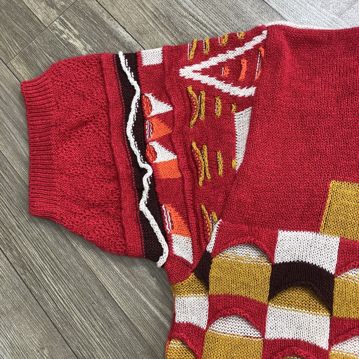 Coogi 1990s Vintage Bazzanti Coogi 3D Cable Luxury Knitwear Top Size US M / EU 48-50 / 2 - 6 Thumbnail