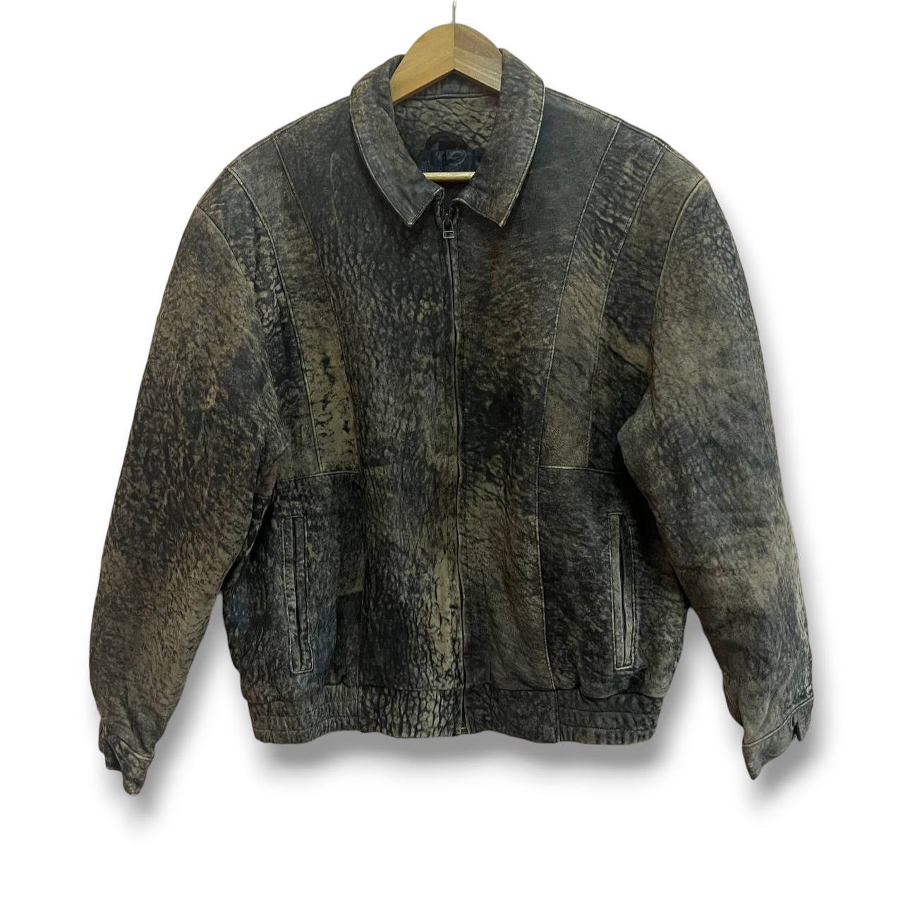 Genuine Leather × Vintage Vintage Skin Things Genuine Leather Jacket Size US L / EU 52-54 / 3 - 1 Thumbnail