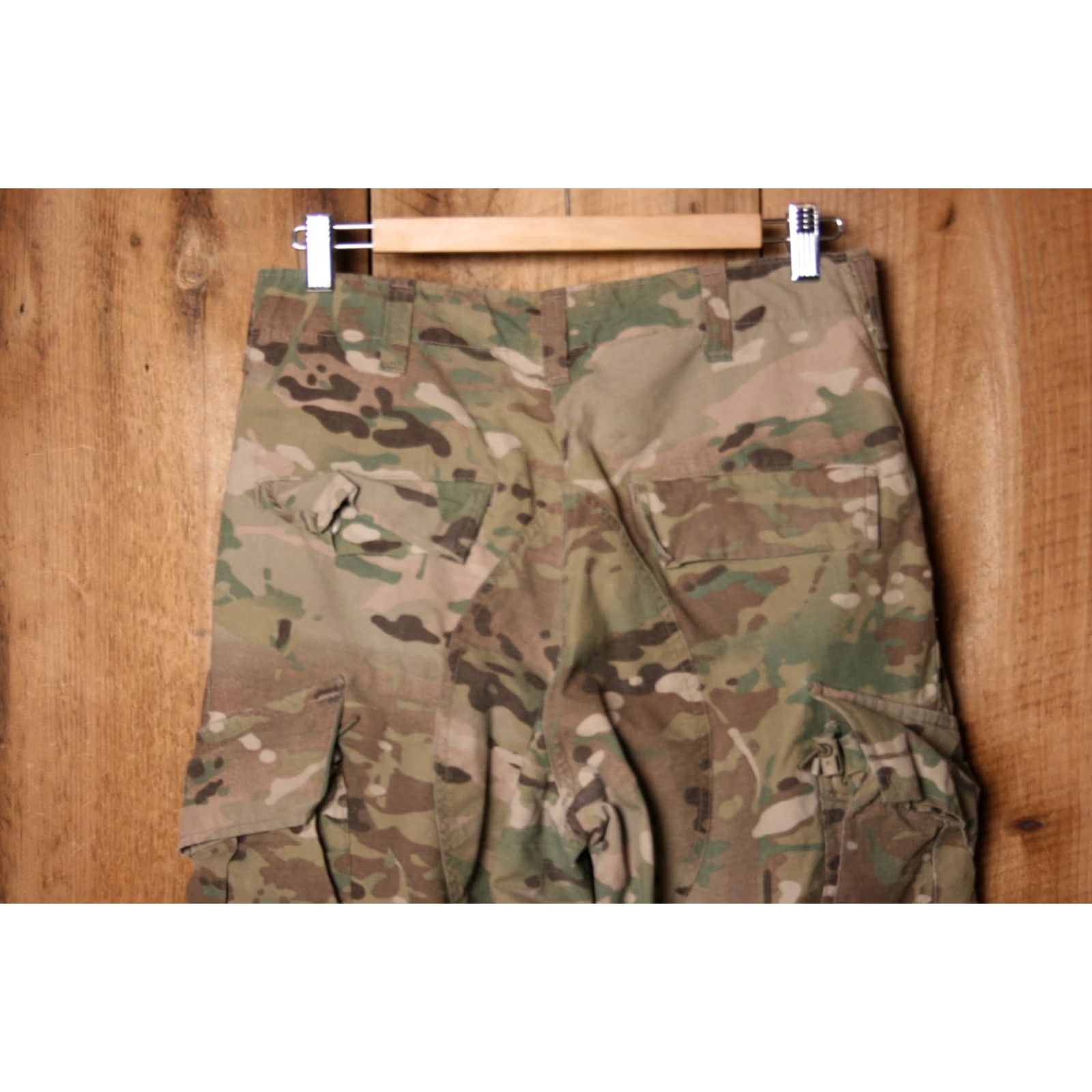 Vintage US Army OCP Multicam Insect Shield FR Cargo Military Trousers Sz. Small Reg. Regular Mens Pants Cargo Size US 29 - 5 Thumbnail