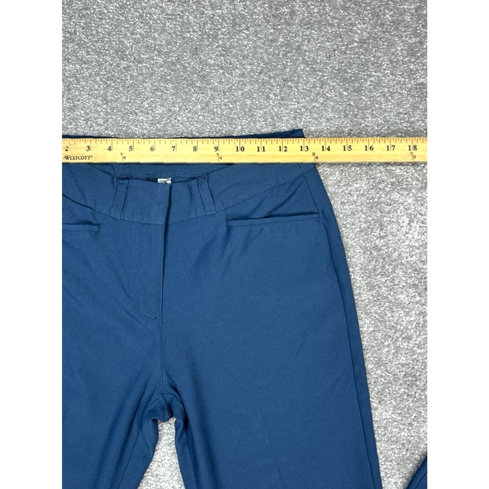 Adidas Adidas Primegreen Full Length Pants Womens 2 Blue Regular Fit Mid Rise Stretch FSH? Size 26" / US 2 / IT 38 - 7 Thumbnail
