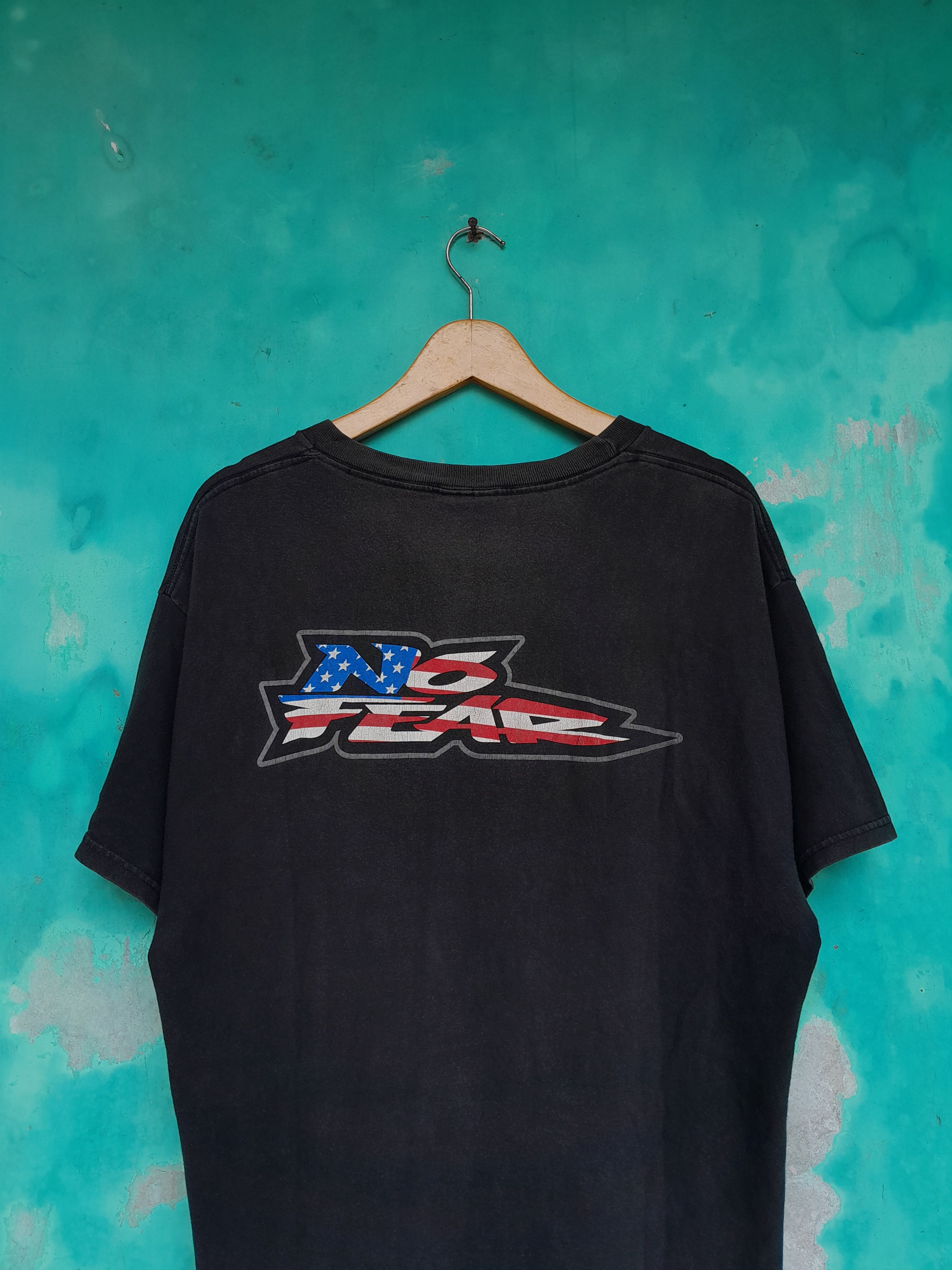 No Fear Vintage late 90s NO FEAR Clothing Surf Skate Shirt Size US L / EU 52-54 / 3 - 4 Thumbnail