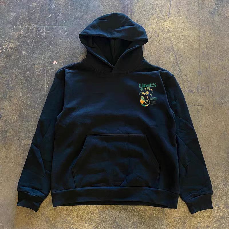 Japanese Brand × Vintage Lemon print black casual hoodie y2k Size US L / EU 52-54 / 3 - 2 Thumbnail
