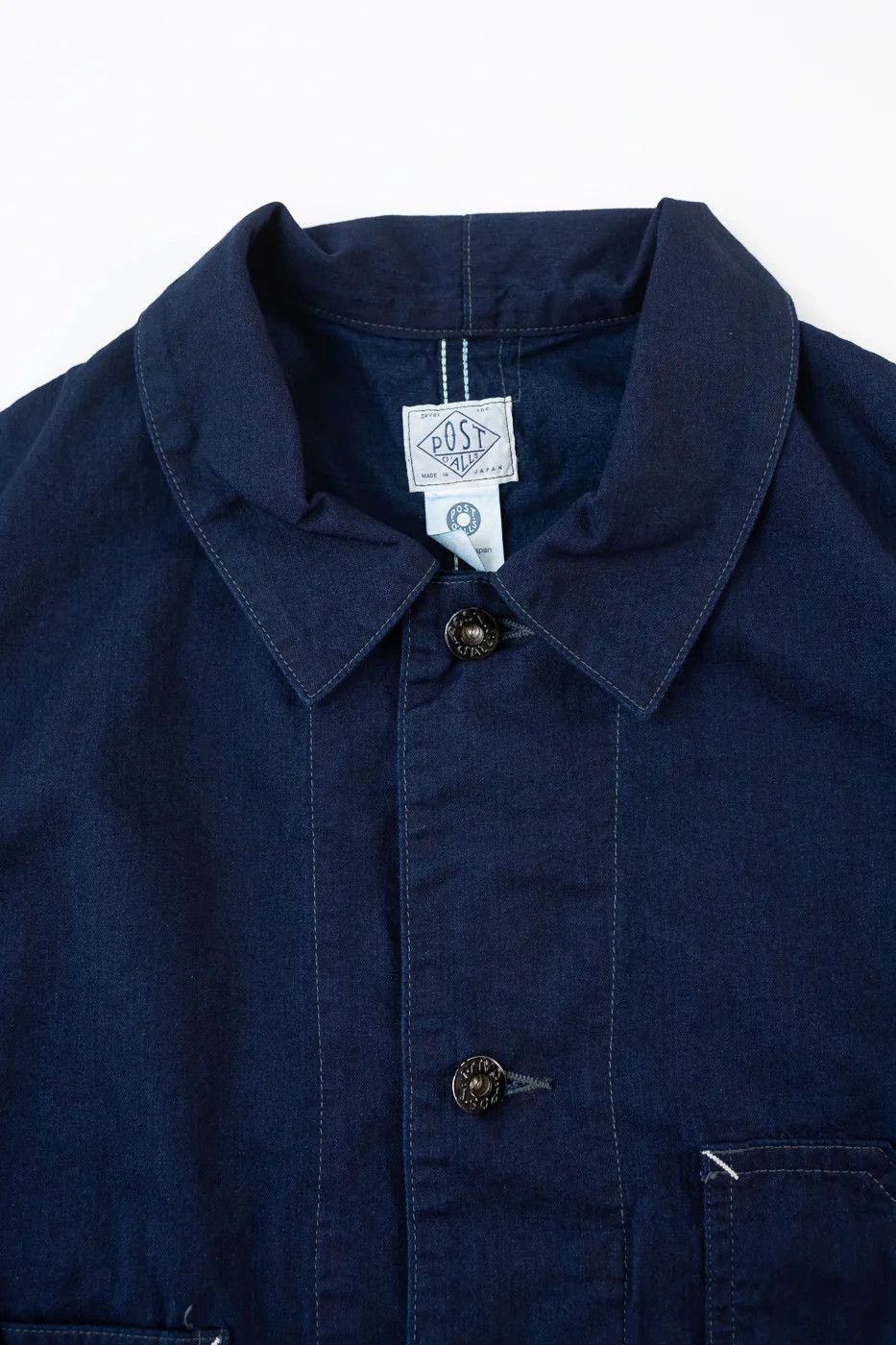 Post Overalls 1111-VTI - De Luxe Railroader Vintage Twill - Indigo Size US M / EU 48-50 / 2 - 9 Thumbnail