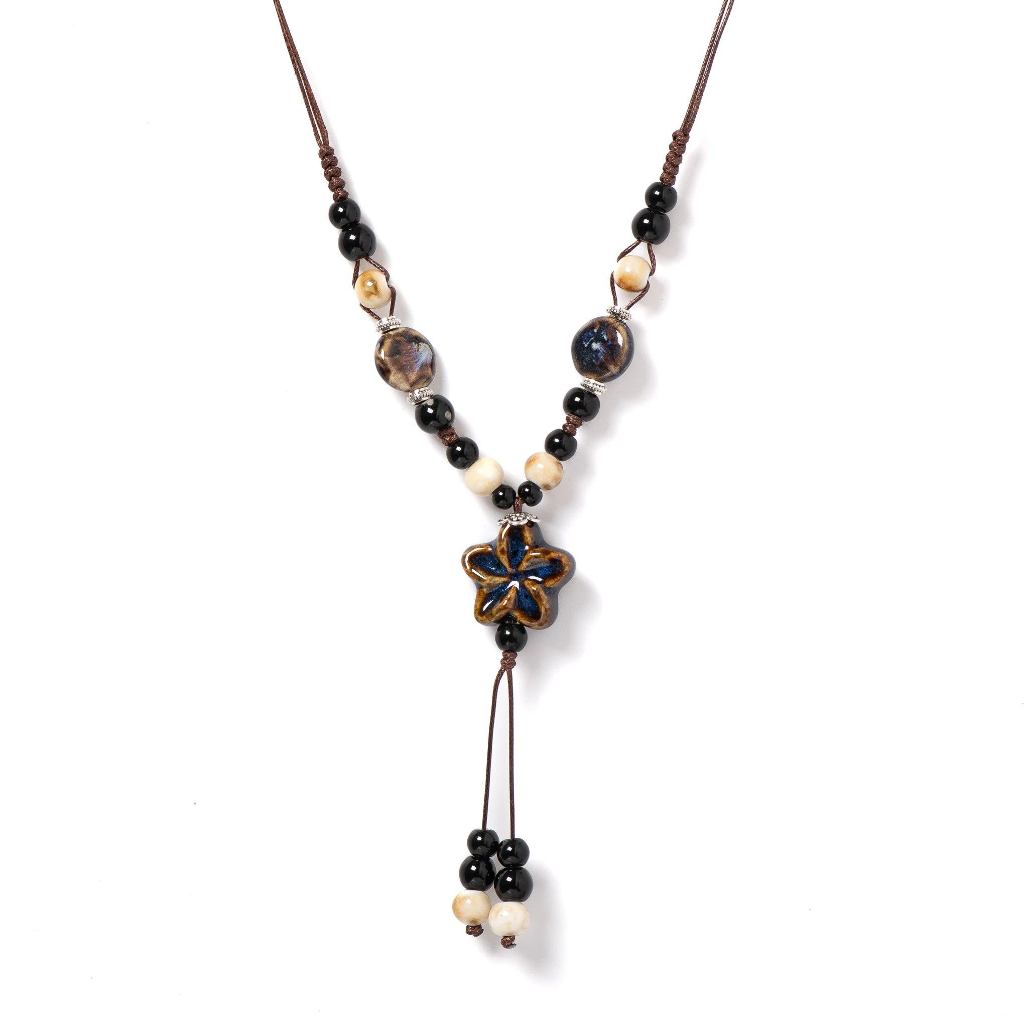 Handmade Flower Pendant Necklace Handmade Jewelry Gift For Her Size ONE SIZE - 5 Thumbnail