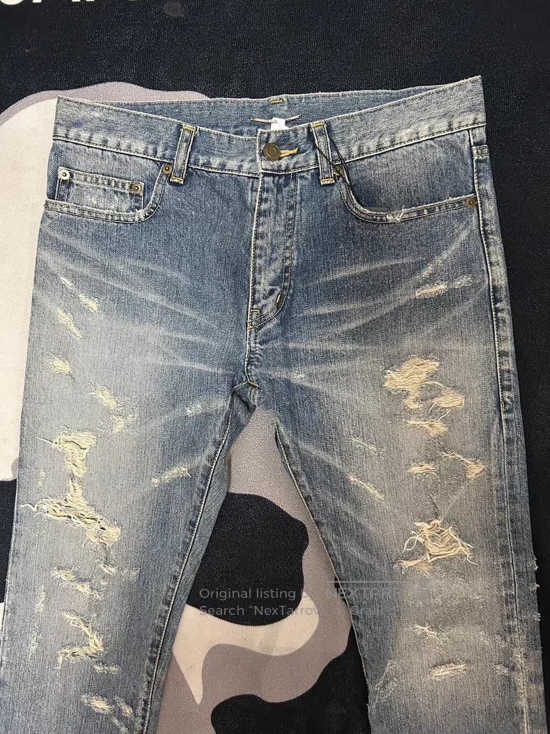 Saint Laurent Paris Saint Laurent Paris Denim Jeans Size US 31 - 2 Thumbnail