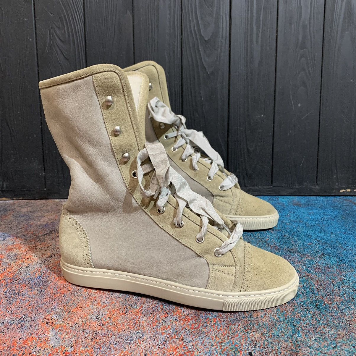 Brunello Cucinelli Brunello Cucinelli Leather Warm Sneakers Size 37 Size US 7 / IT 37 - 2 Thumbnail