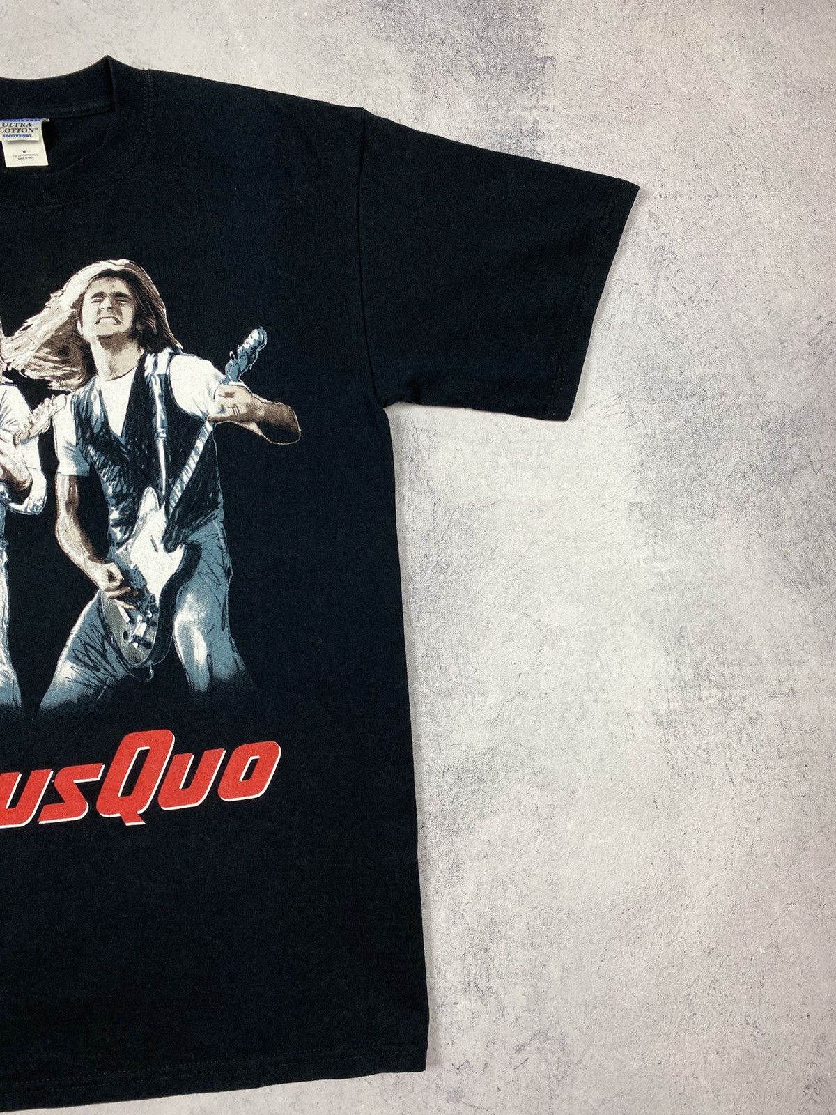 Band Tees Status Quo 2004 All Areas World Tour Vintage T Shirt Size M Size US M / EU 48-50 / 2 - 4 Thumbnail