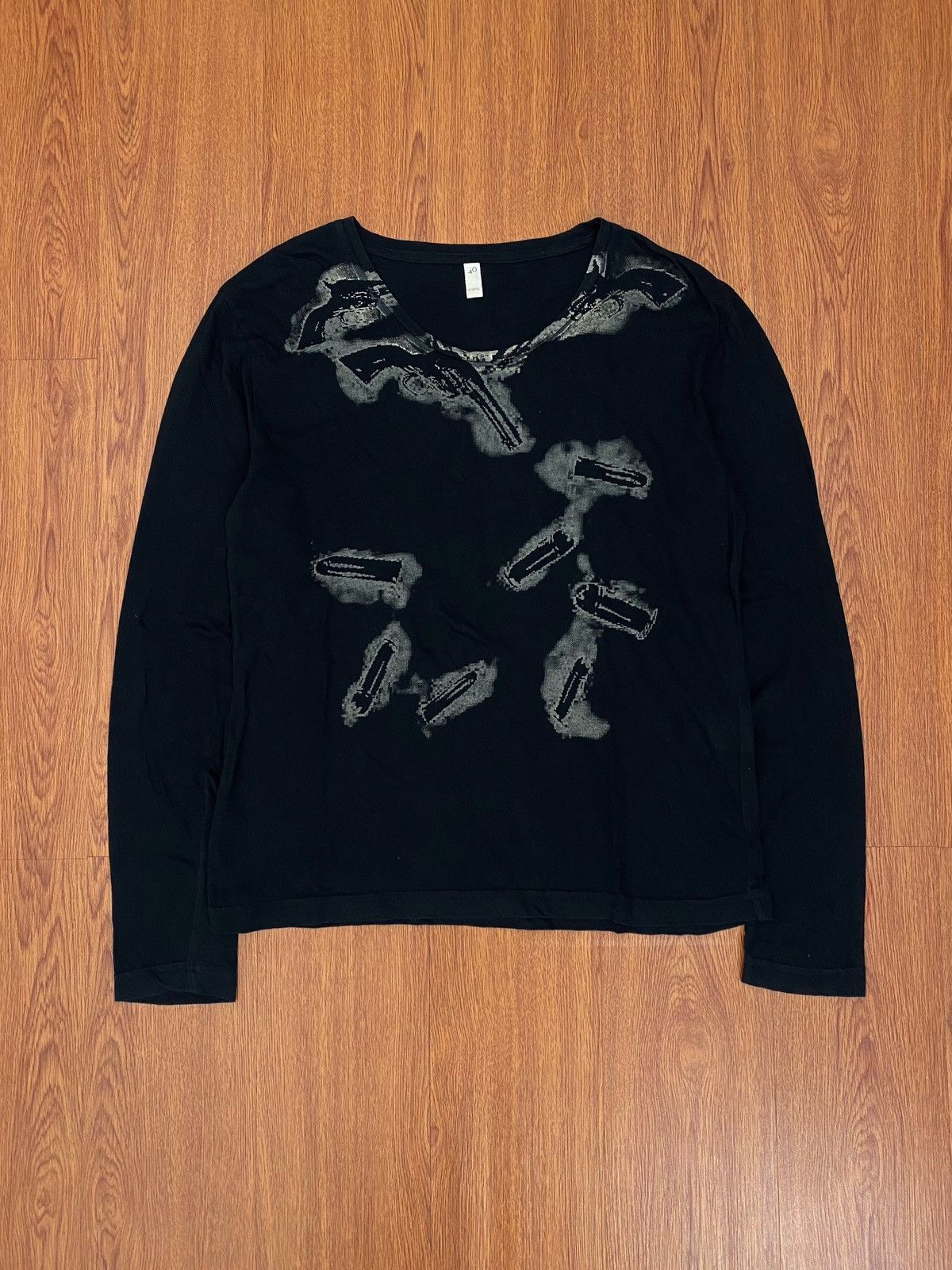 If Six Was Nine × Japanese Brand × Le Grande Bleu (L.G.B.) Topic Gun and bullet LS Size US M / EU 48-50 / 2 - 1 Thumbnail