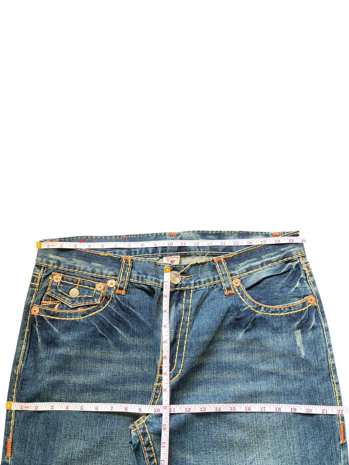 True Religion Vintage True Religion Society Cubr Embroidered Baggy Jeans Size US 39 - 6 Thumbnail