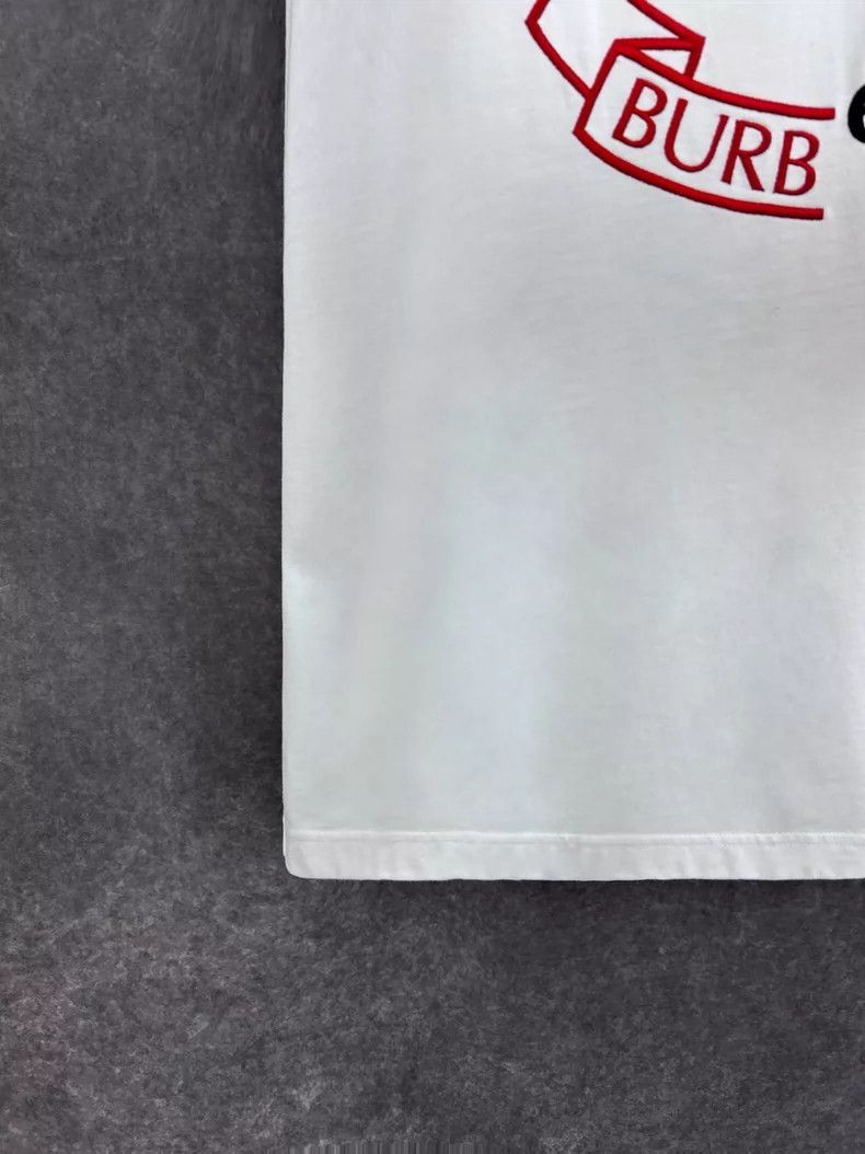 Burberry Burberry Burberry Logo Embroidered Short Sleeve T-Shirt-25 Size US XL / EU 56 / 4 - 4 Thumbnail