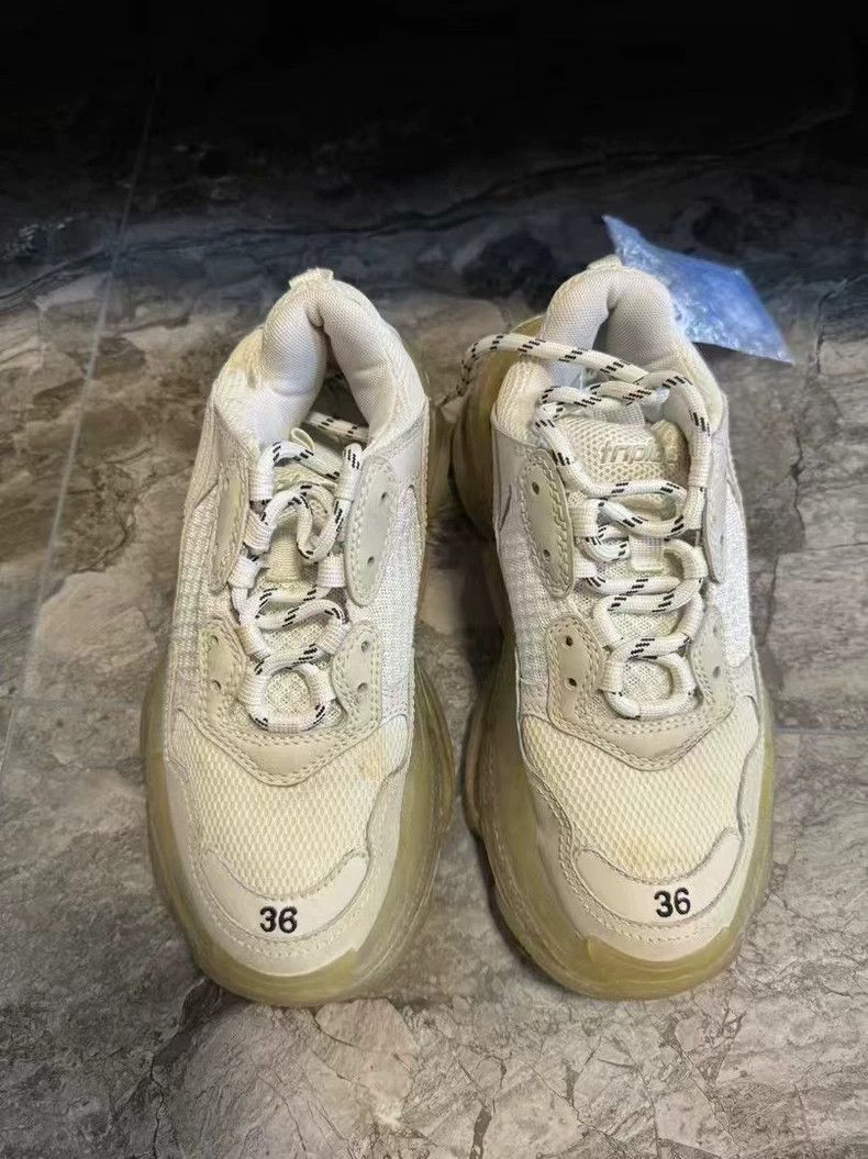 Balenciaga Balenciaga Triple S Transparent Dad Sneakers-2506 Size US 8 / IT 38 - 2 Thumbnail