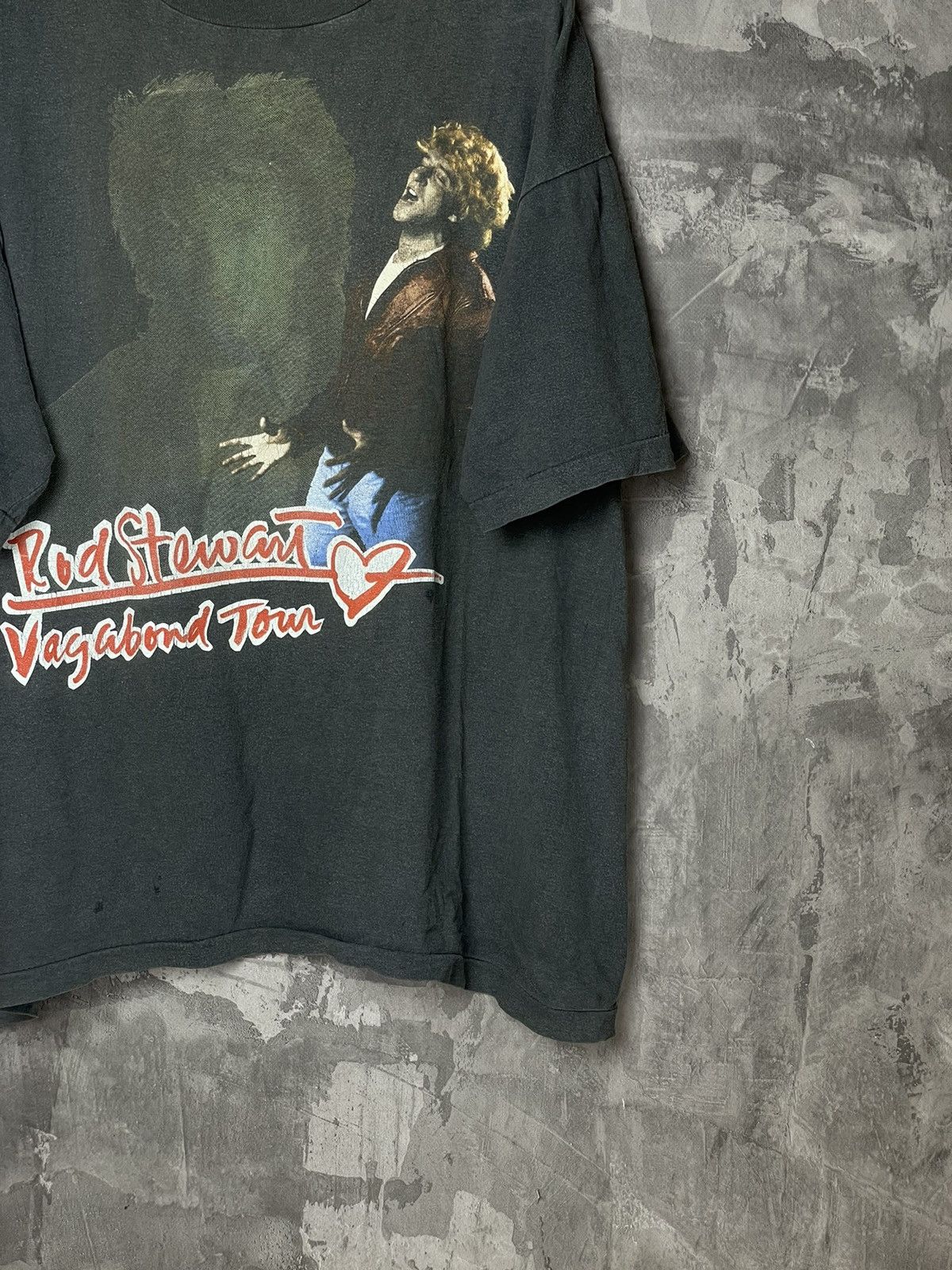 Band Tees × Vintage Vintage 90s Rod Stewart Tour Oversize T-shirt Size US L / EU 52-54 / 3 - 7 Thumbnail