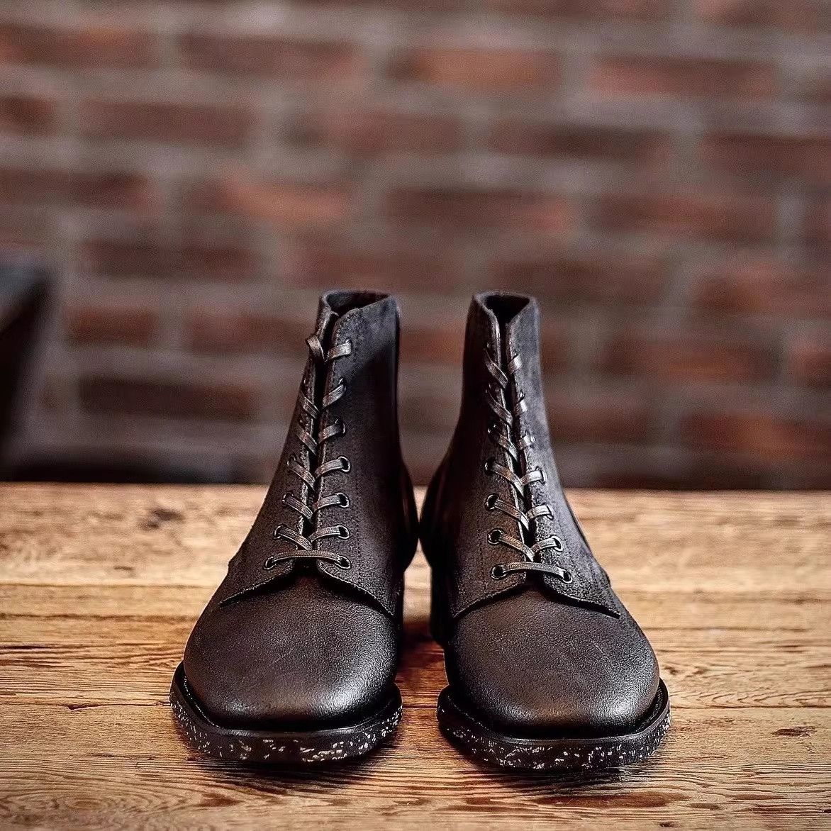 Clinch Boots Clinch Yeager Gustave Roughout Cowhide Black Size US 8.5 / EU 41-42 - 8 Thumbnail