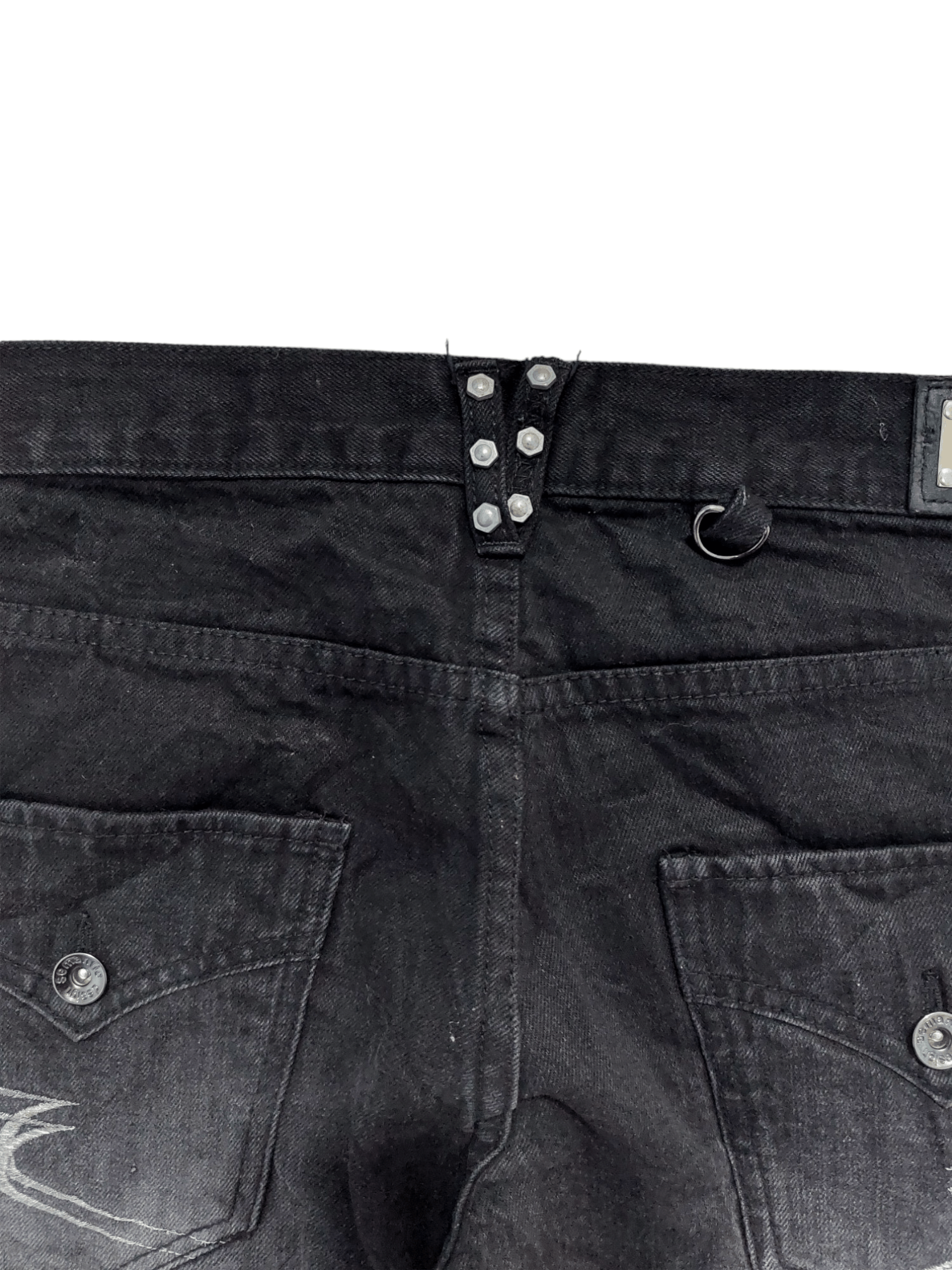 semanticdesign Flare Jeans Semantic Design Black Boot Cut Size US 34 / EU 50 - 15 Thumbnail