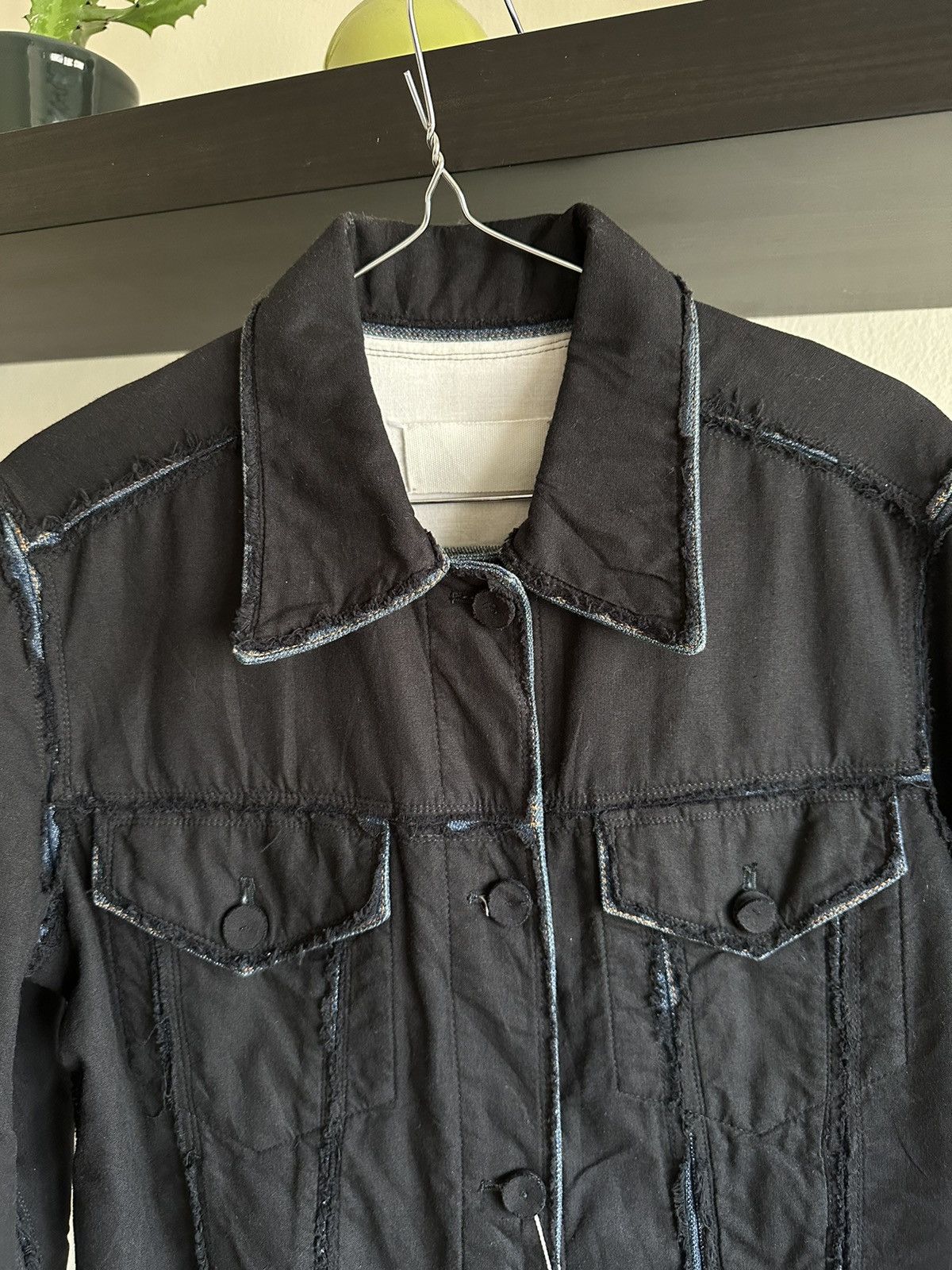 Maison Margiela FW04 Artisanal Maison Margiela Black Overlay Jacket Size US XS / EU 42 / 0 - 4 Thumbnail