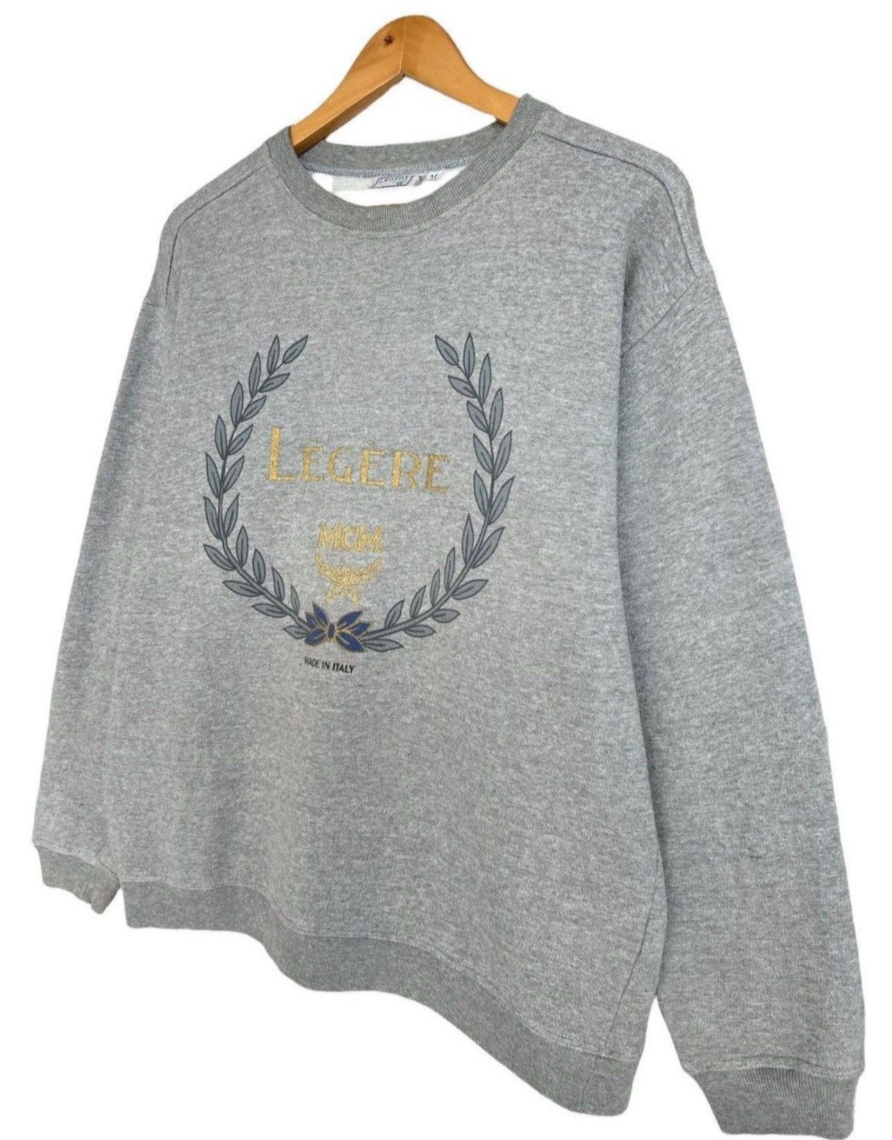 MCM × Vintage Vintage MCM Legere Big Embroidered Baggy Boxy Sweatshirt Size US M / EU 48-50 / 2 - 3 Thumbnail