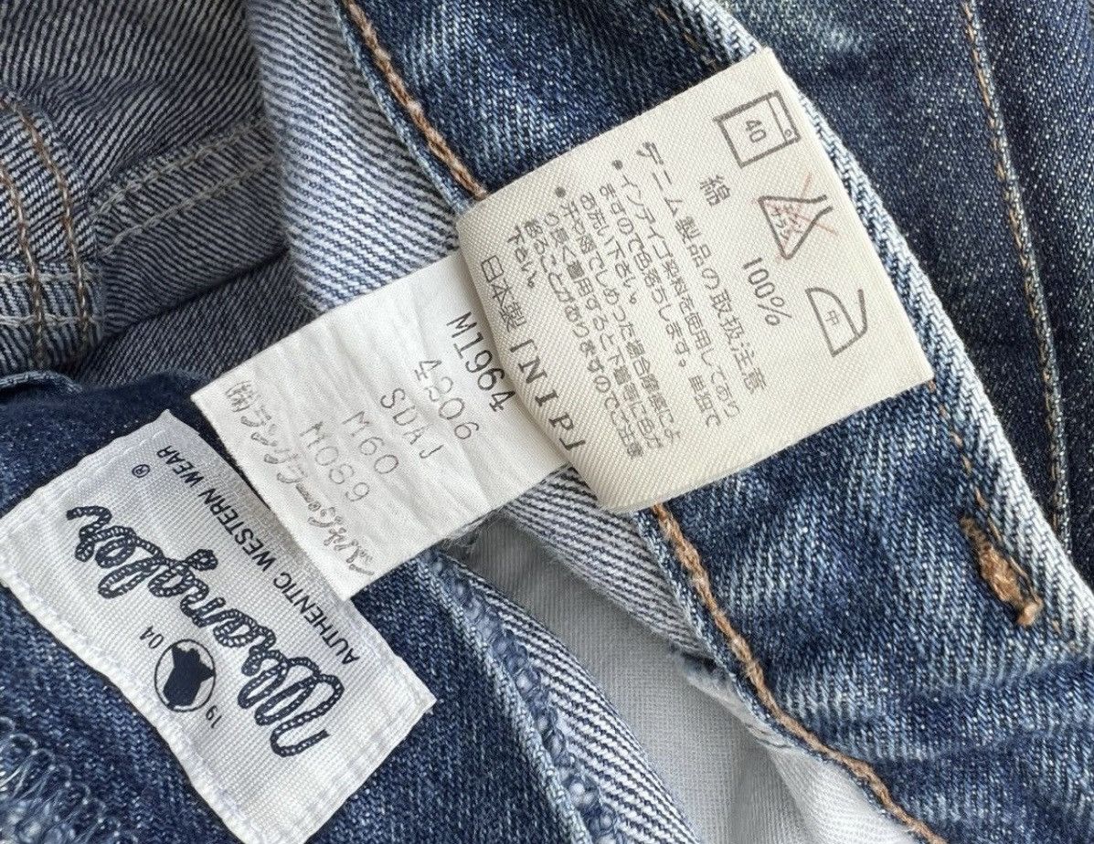 Vintage Vintage Wrangler Blue Bell Blue Denim Selvedge Jeans Size US 31 - 24 Thumbnail