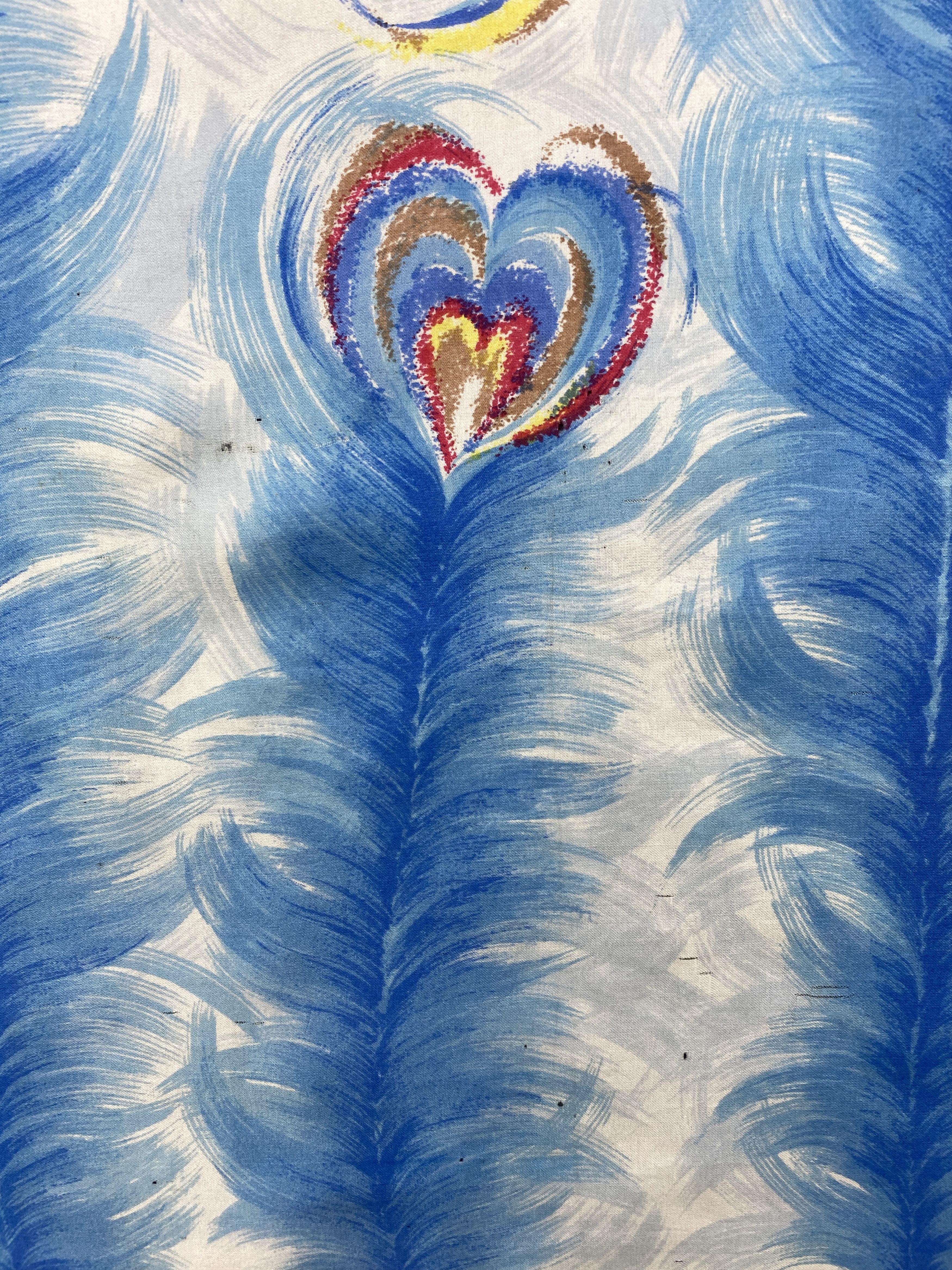 Japanese Brand Vintage Japan Brand Heart Silk Scarf SN0162 Size ONE SIZE - 5 Thumbnail